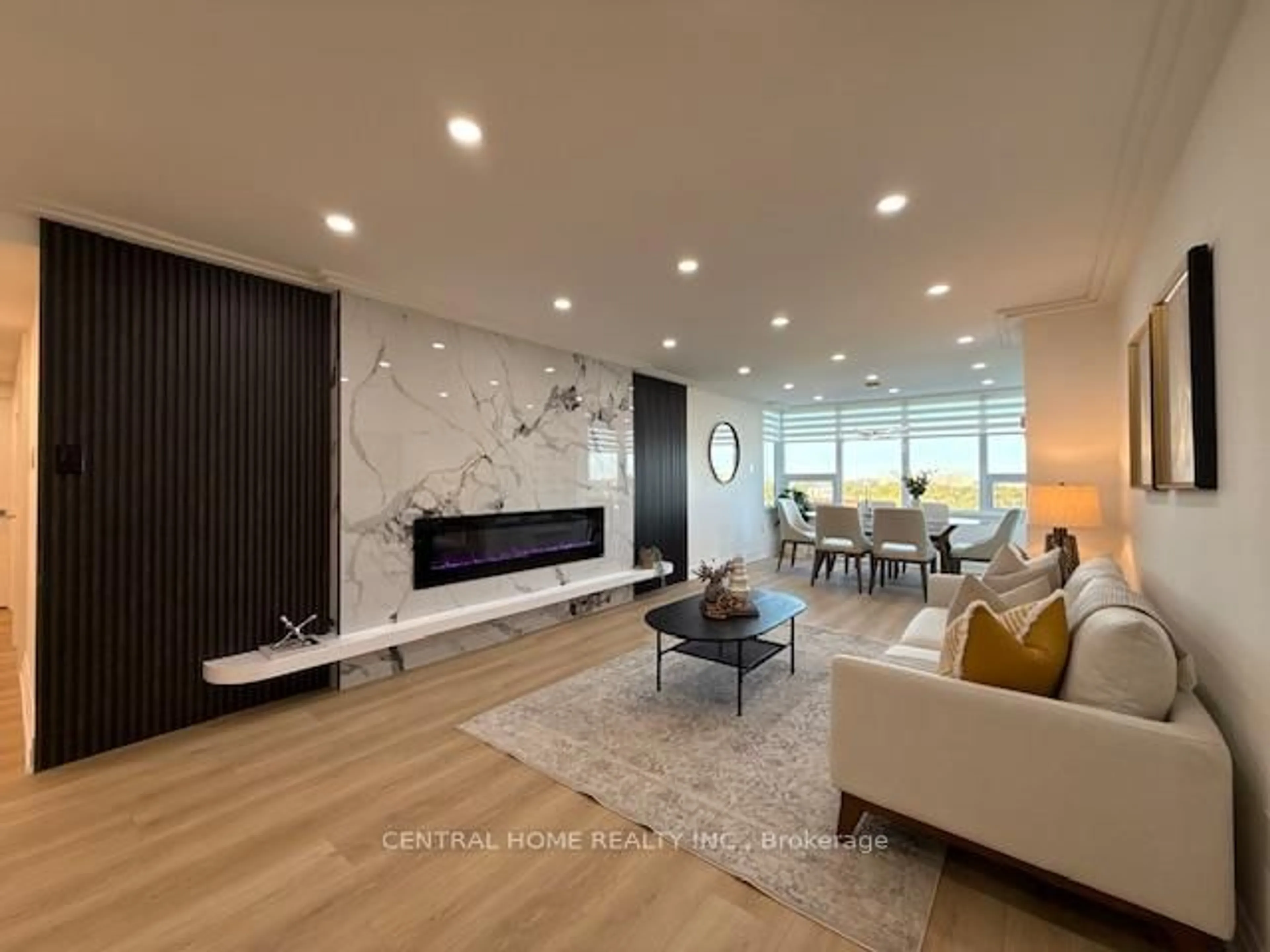 Living room with furniture, unknown for 55 Skymark Dr #1707, Toronto Ontario M2H 3N4