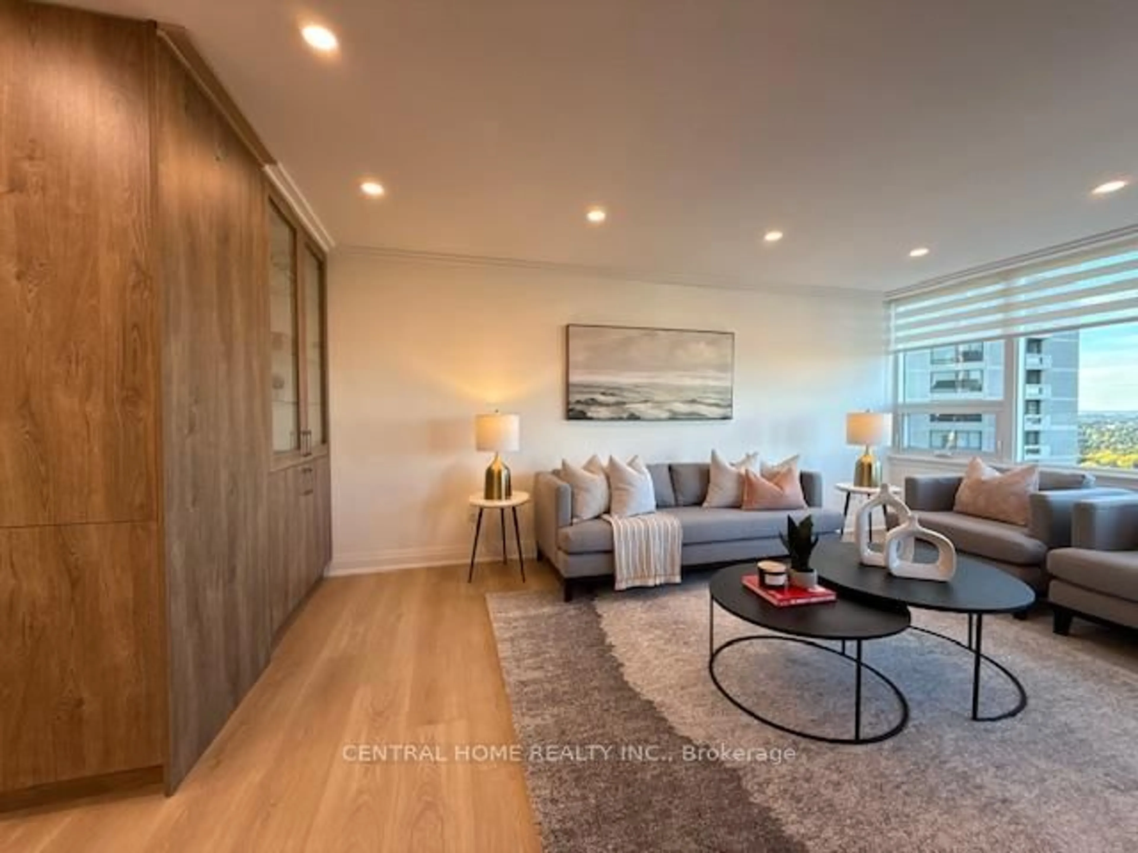 Living room with furniture, unknown for 55 Skymark Dr #1707, Toronto Ontario M2H 3N4