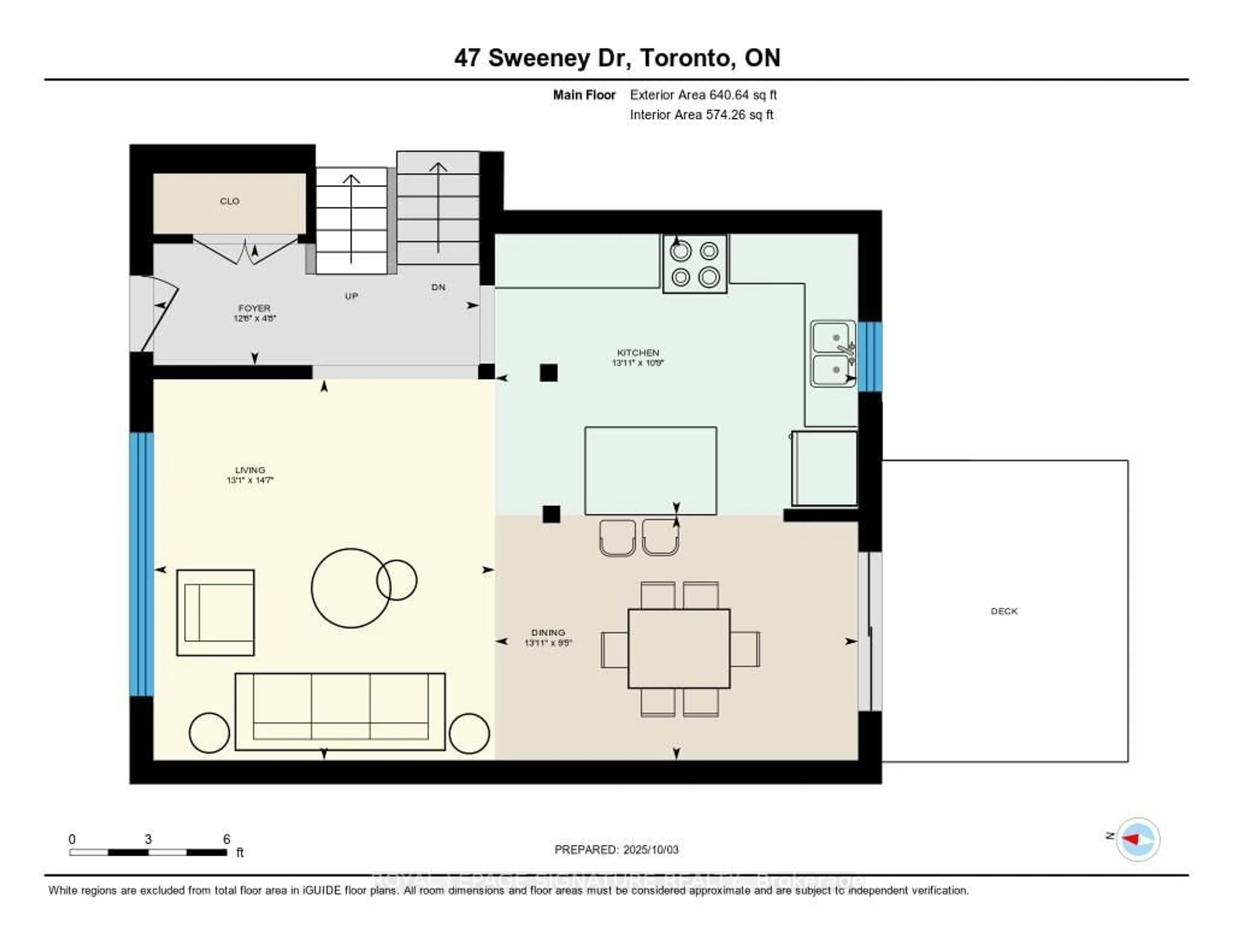 Floor plan for 47 SWEENEY Dr, Toronto Ontario M4A 1T4