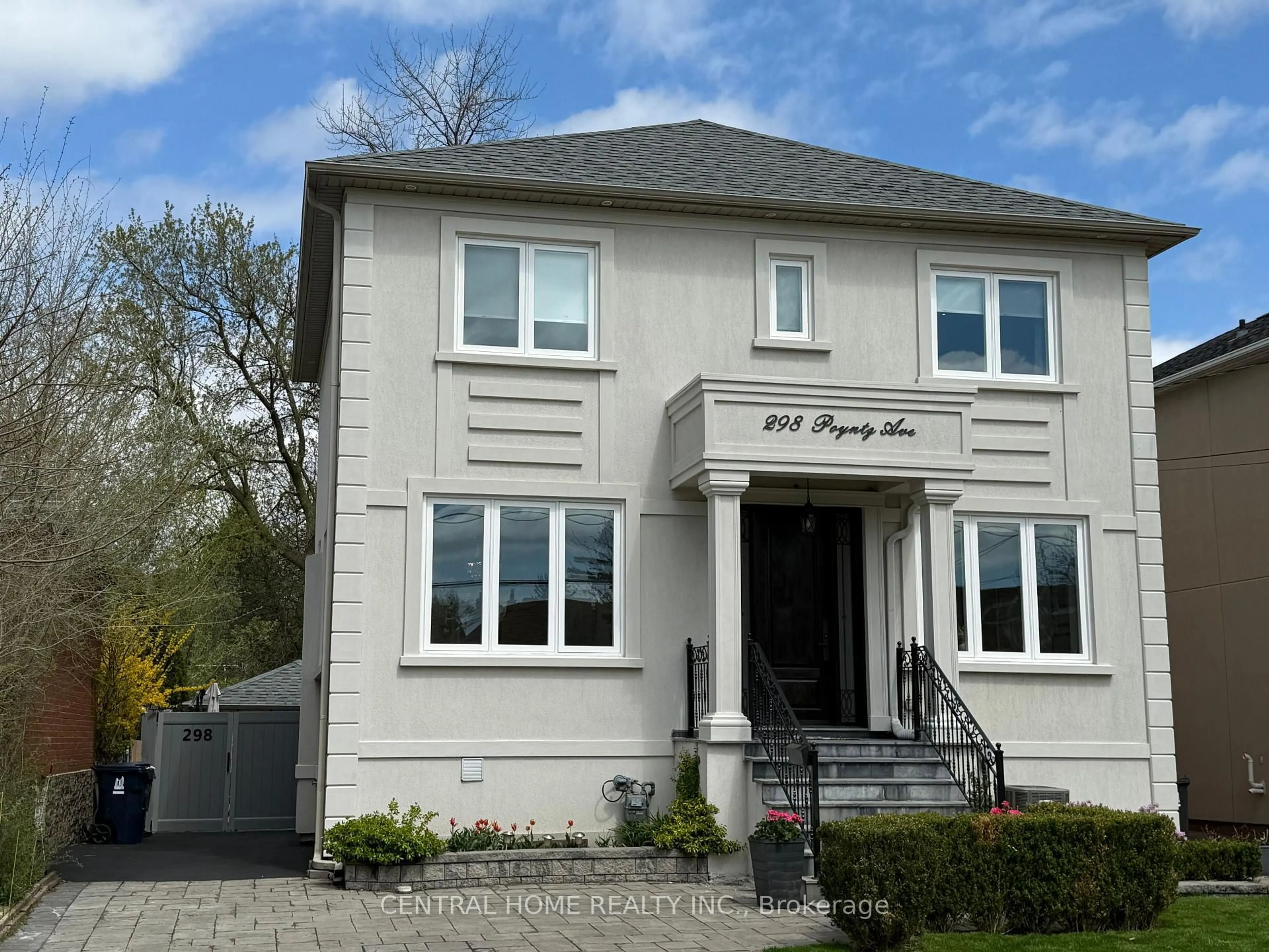 Home with brick exterior material, street for 298. Poyntz Ave, Toronto Ontario M2N 1J9