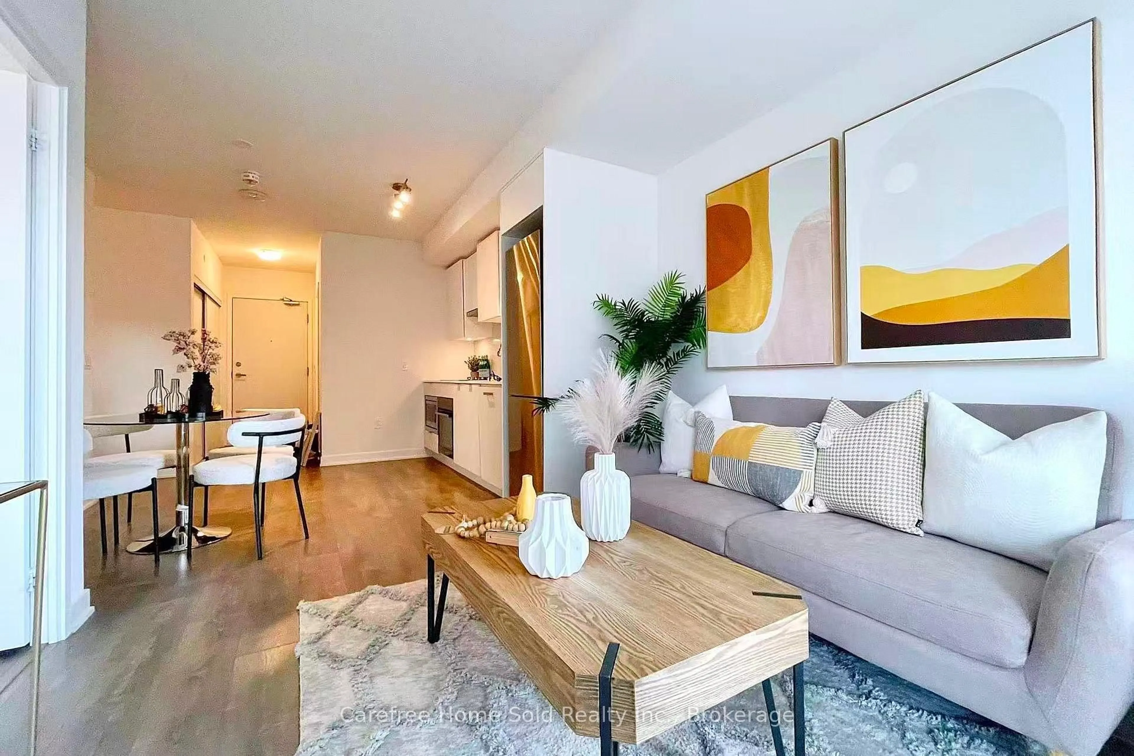 Living room with furniture, unknown for 195 Redpath Ave #908, Toronto Ontario M4P 0E4