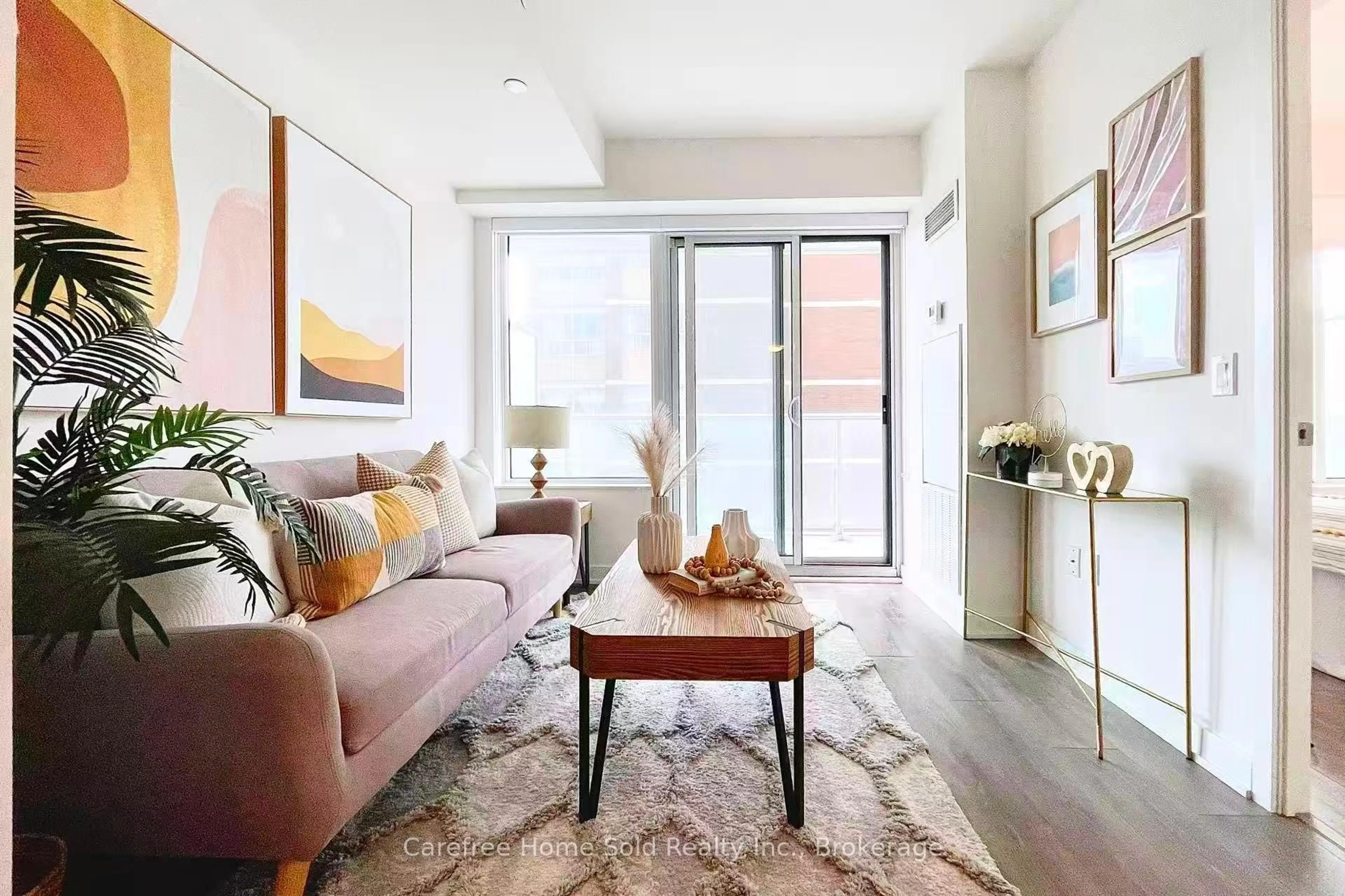Living room with furniture, unknown for 195 Redpath Ave #908, Toronto Ontario M4P 0E4