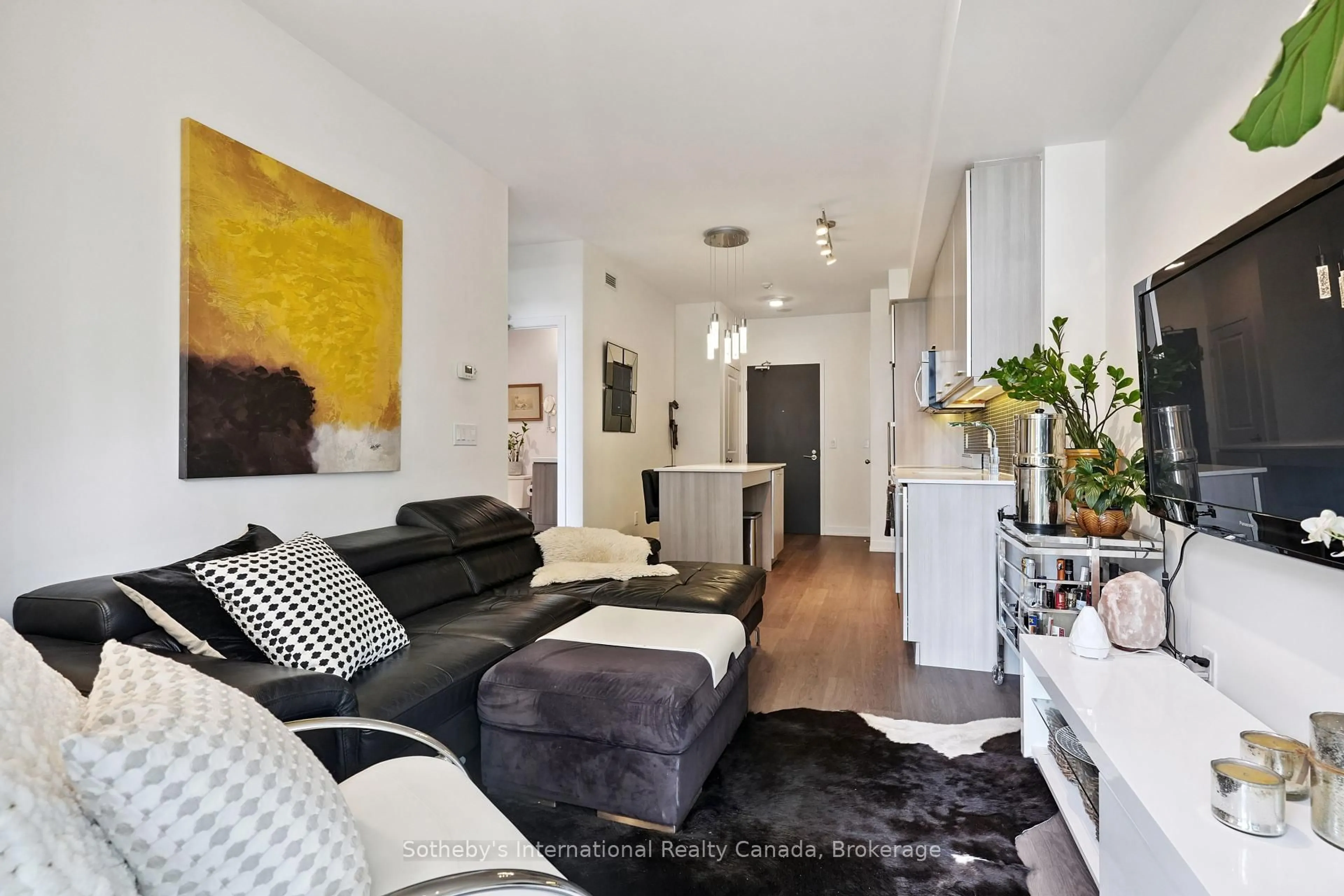 Living room with furniture, unknown for 105 George St #903, Toronto Ontario M5A 0L4