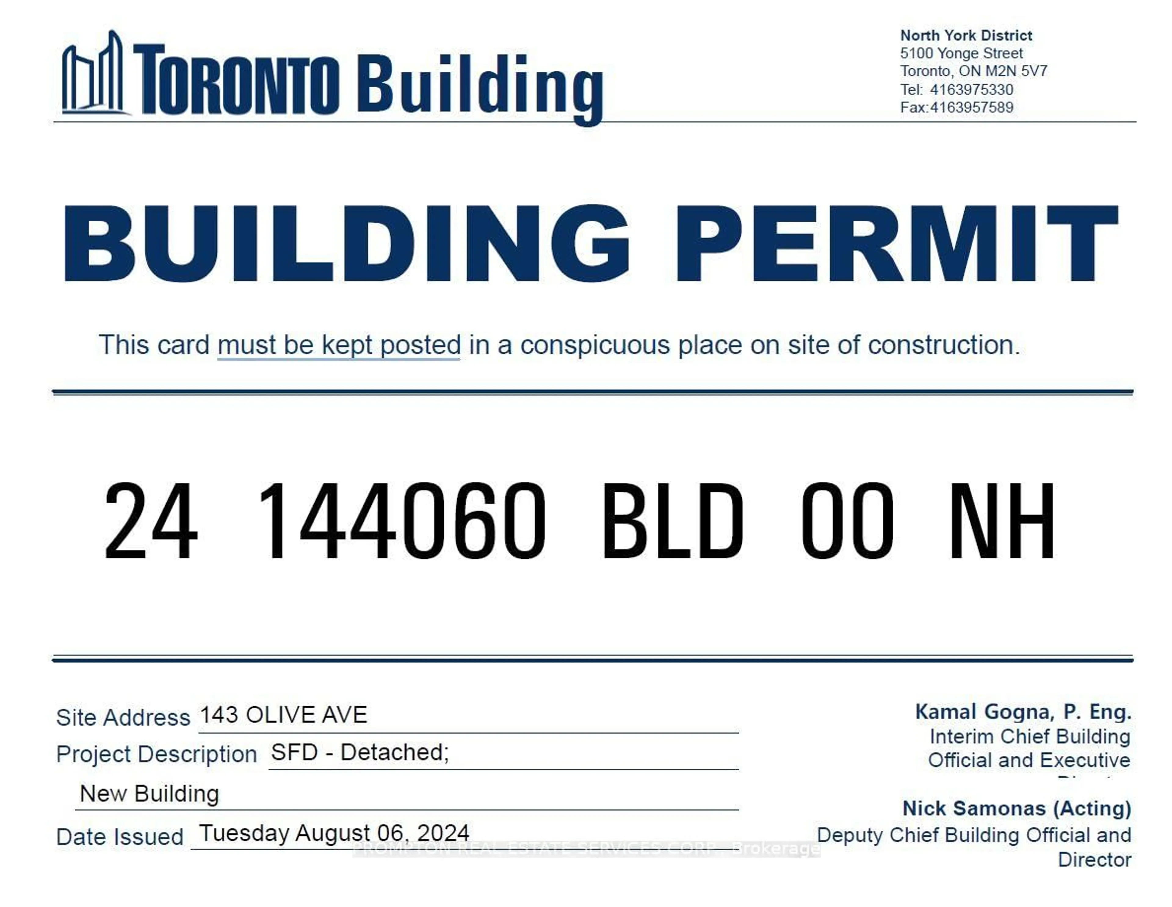 Unknown for 143 Olive Ave, Toronto Ontario M2N 4P2