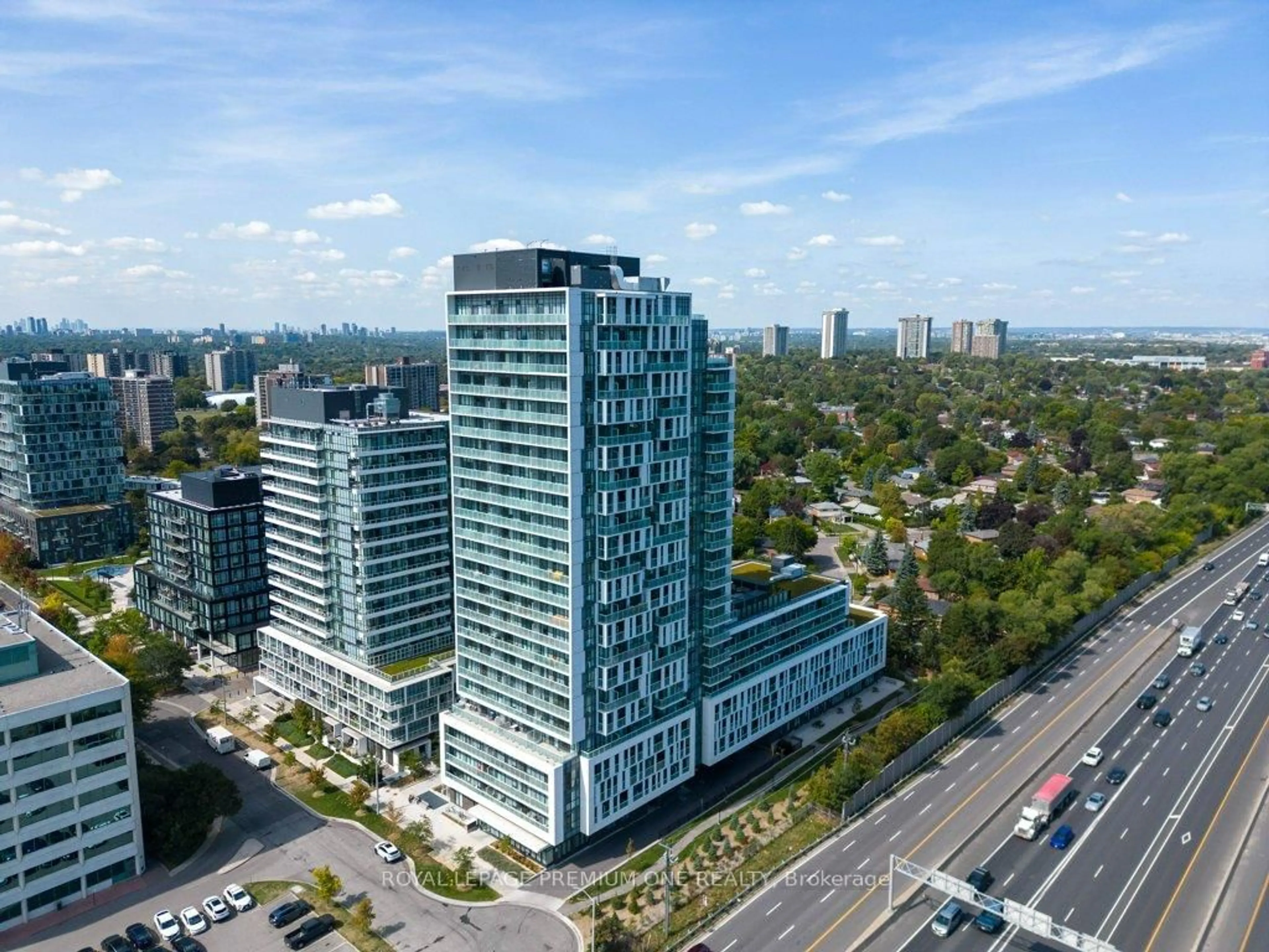 A pic from outside/outdoor area/front of a property/back of a property/a pic from drone, city buildings view from balcony for 188 Fairview Mall Dr #1608, Toronto Ontario M2J 4T1