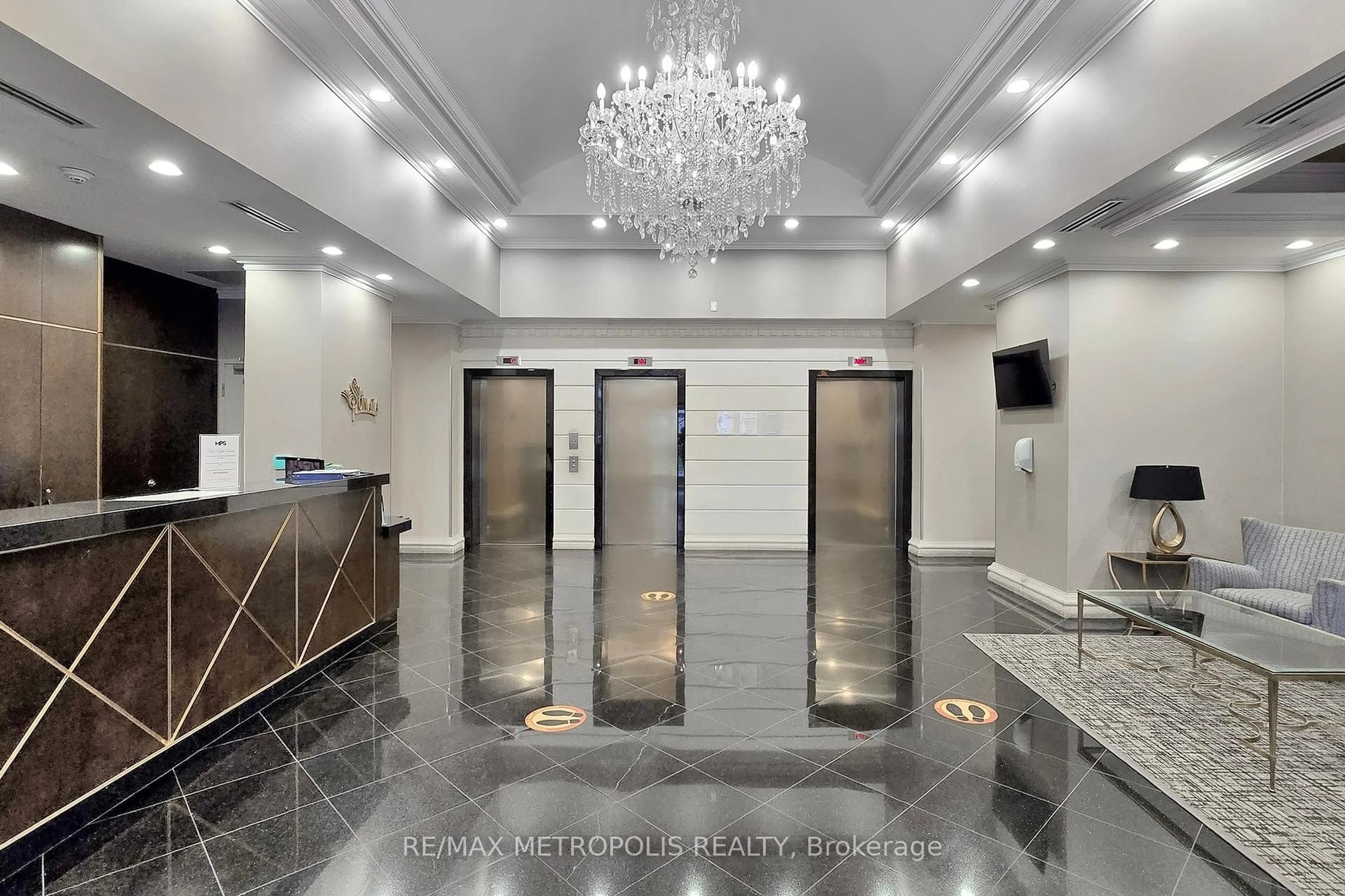 Lobby for 7 Lorraine Dr #2201, Toronto Ontario M2N 7H2