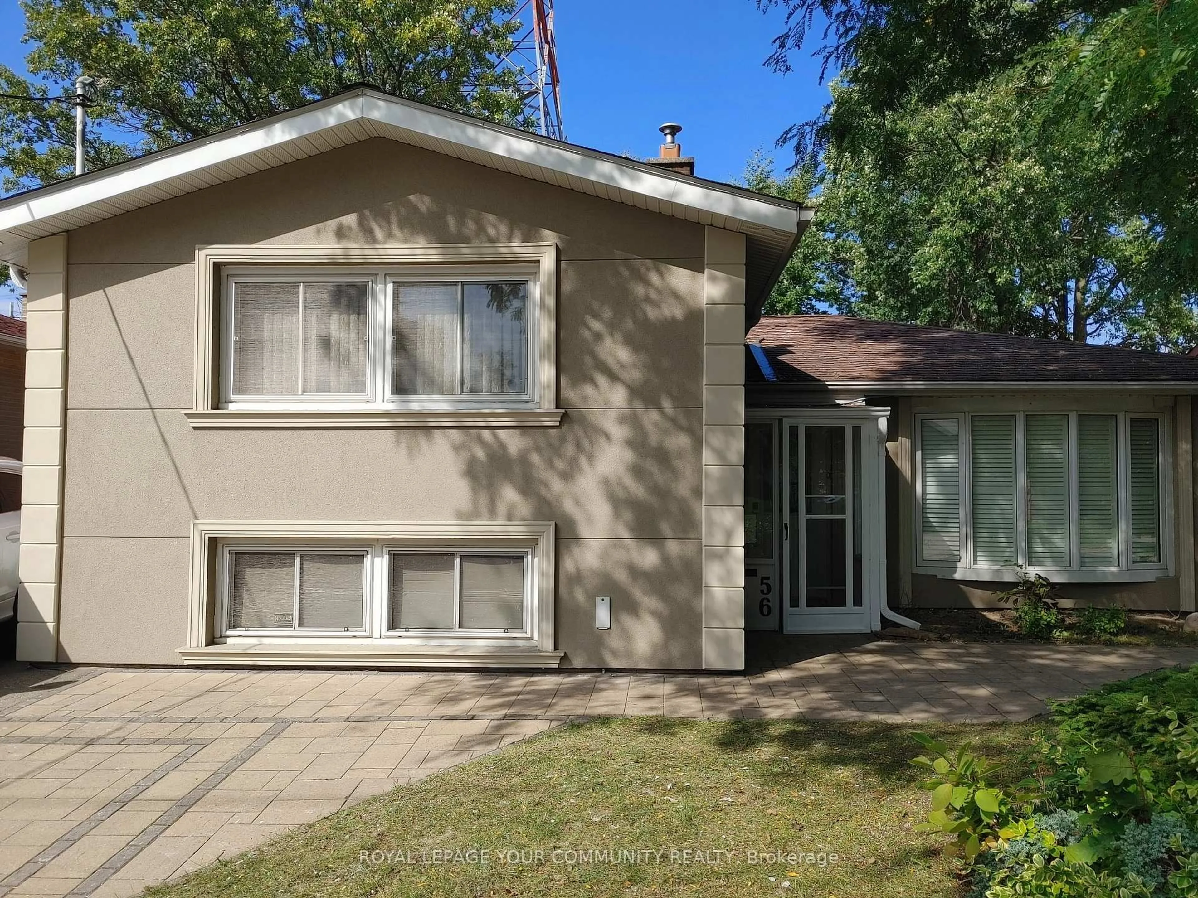 Home with vinyl exterior material, street for 56 Willesden Rd, Toronto Ontario M2H 1V7