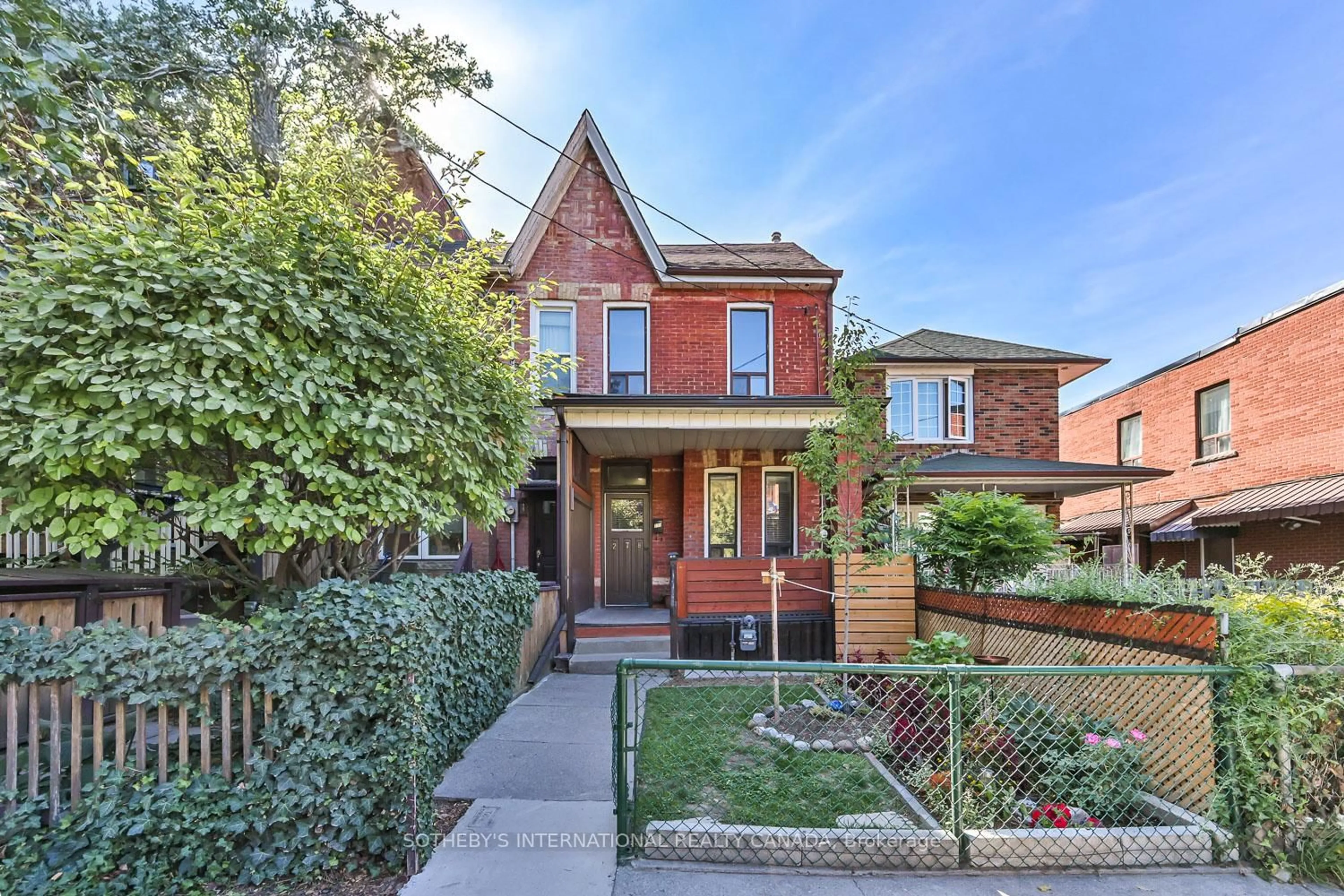 Home with brick exterior material, street for 278 Clinton St, Toronto Ontario M6G 2Y6