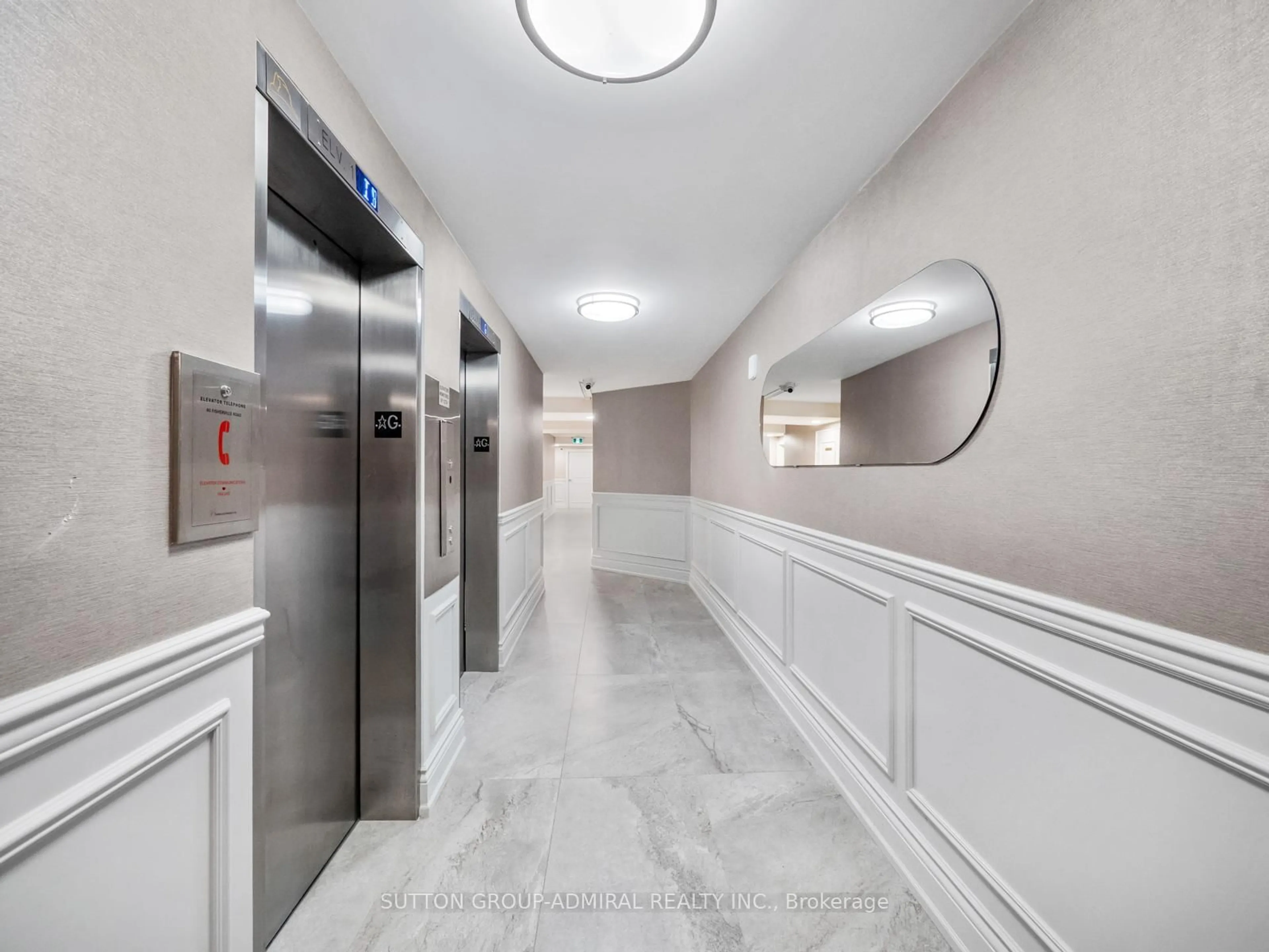 Indoor foyer for 90 Fisherville Rd #804, Toronto Ontario M2R 3J9