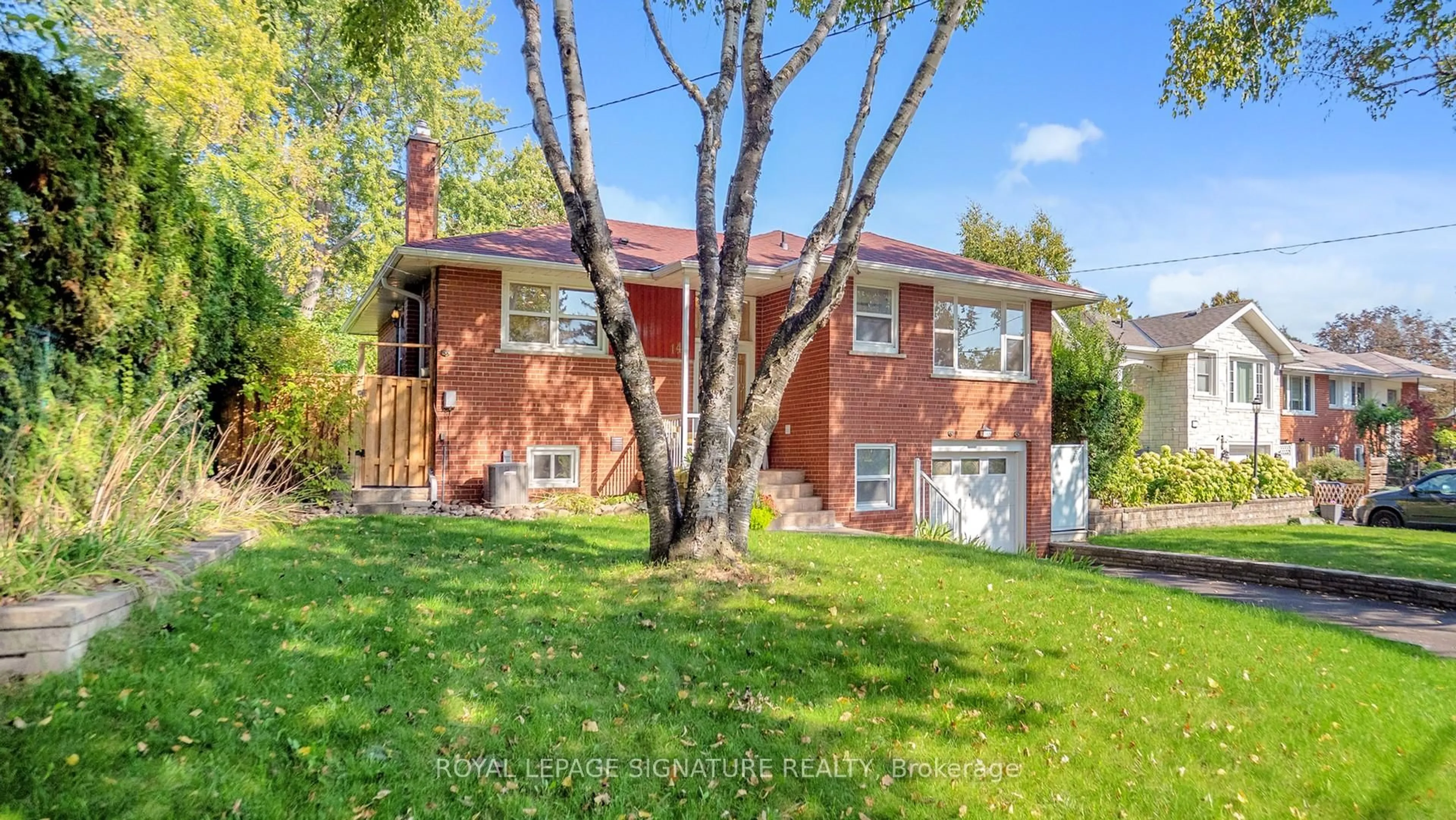 Home with brick exterior material, street for 145 Sloane Ave, Toronto Ontario M4A 2B8