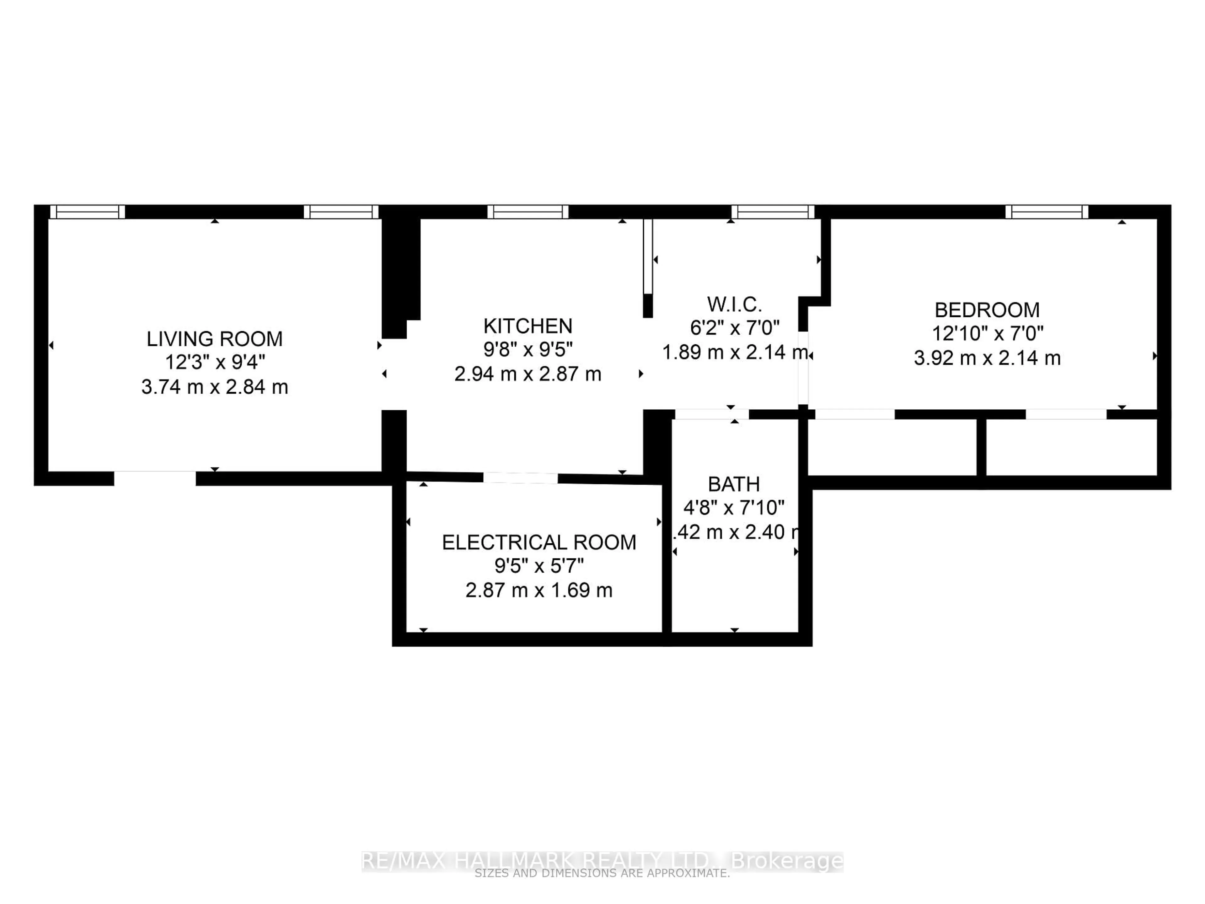 Floor plan for 329 Vaughan Rd, Toronto Ontario M6C 2N5