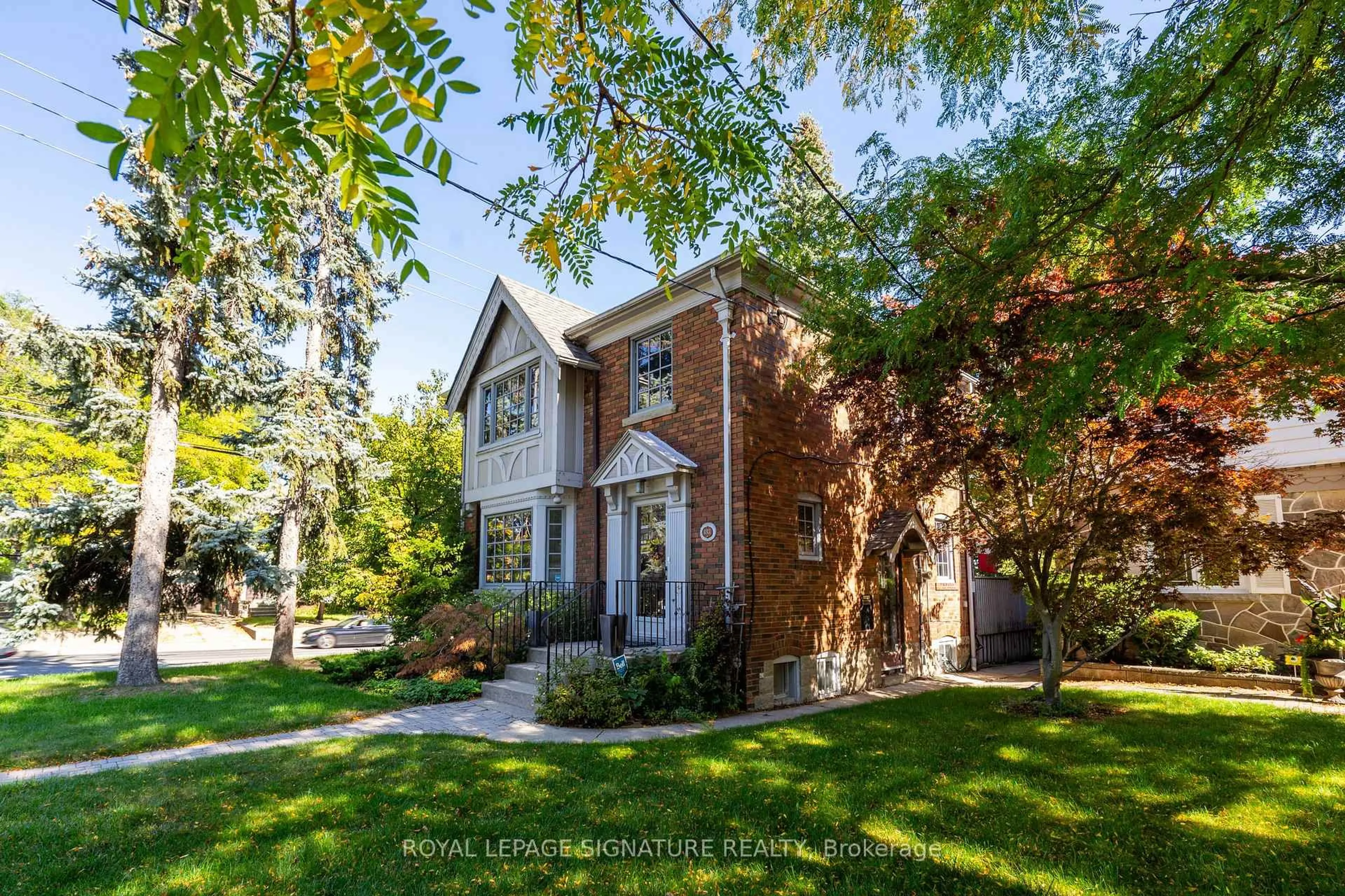 Home with brick exterior material, street for 221 Hanna Rd, Toronto Ontario M4G 3P2