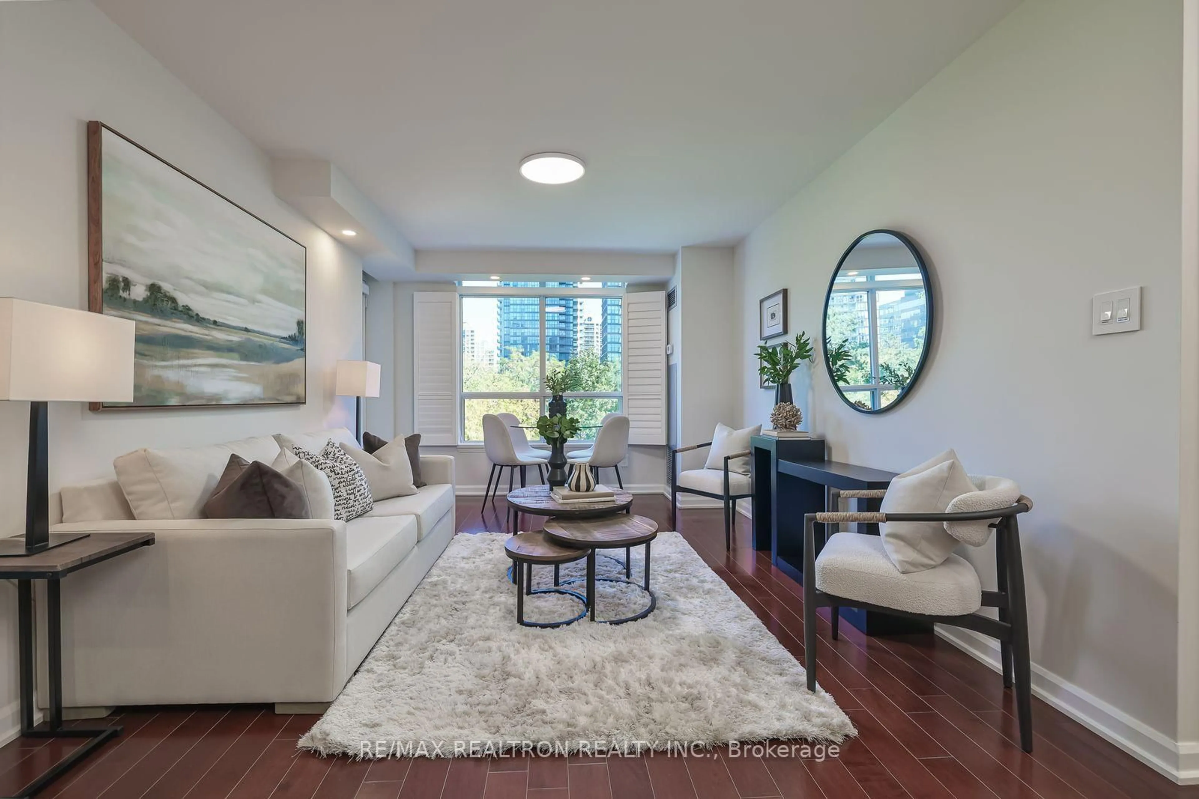 Living room with furniture, unknown for 233 Beecroft Rd #402, Toronto Ontario M2N 6Z9