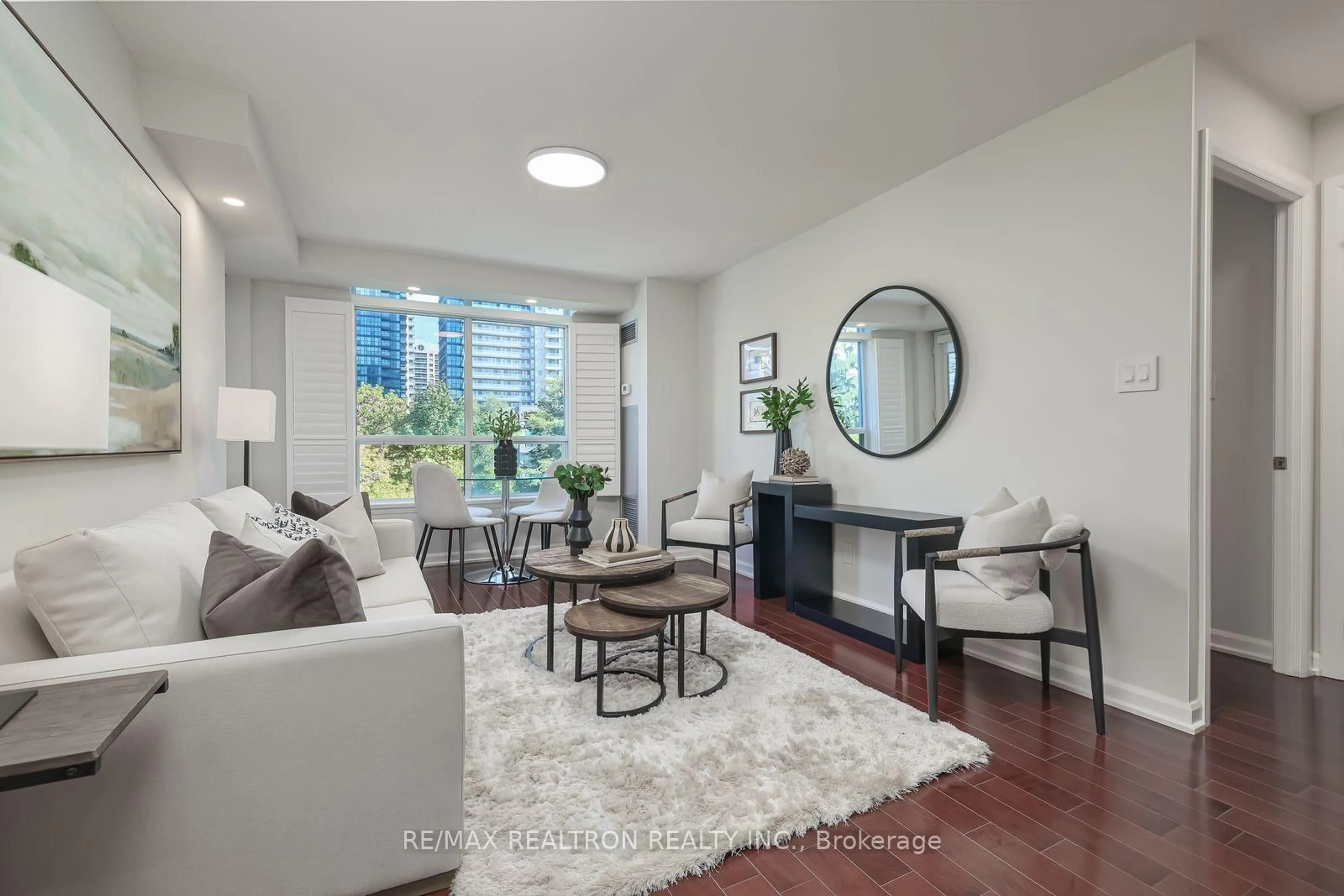 Living room with furniture, unknown for 233 Beecroft Rd #402, Toronto Ontario M2N 6Z9