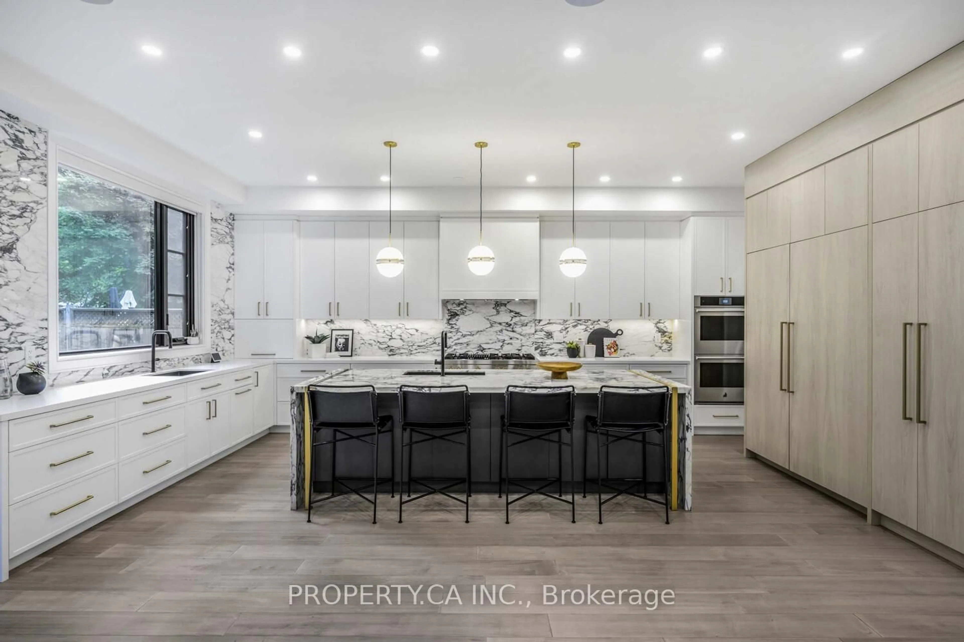 Contemporary kitchen, ceramic/tile floor for 8 Manor Haven Rd, Toronto Ontario M6A 2H9