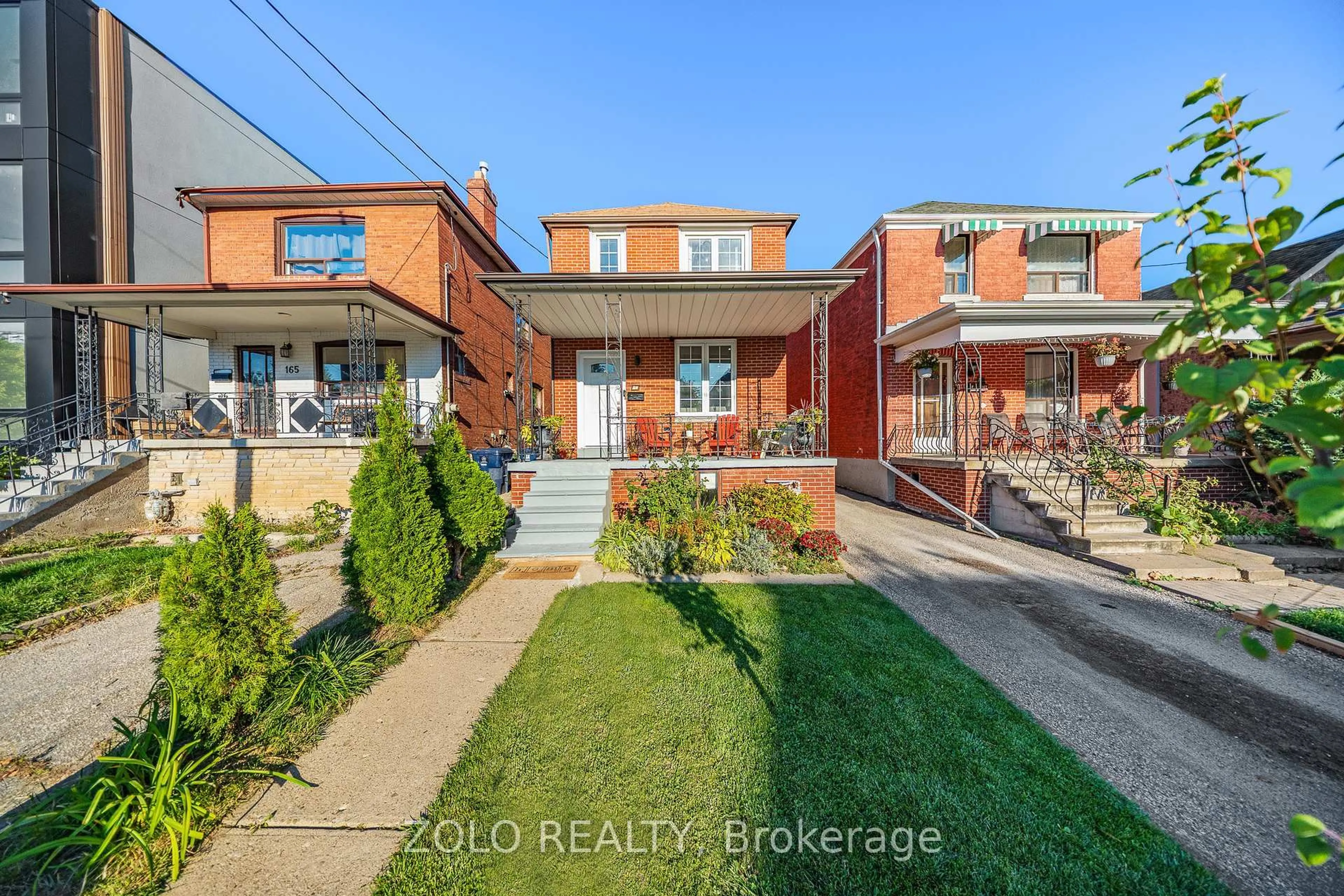 Home with brick exterior material, street for 163 Cedric Ave, Toronto Ontario M6C 3X7