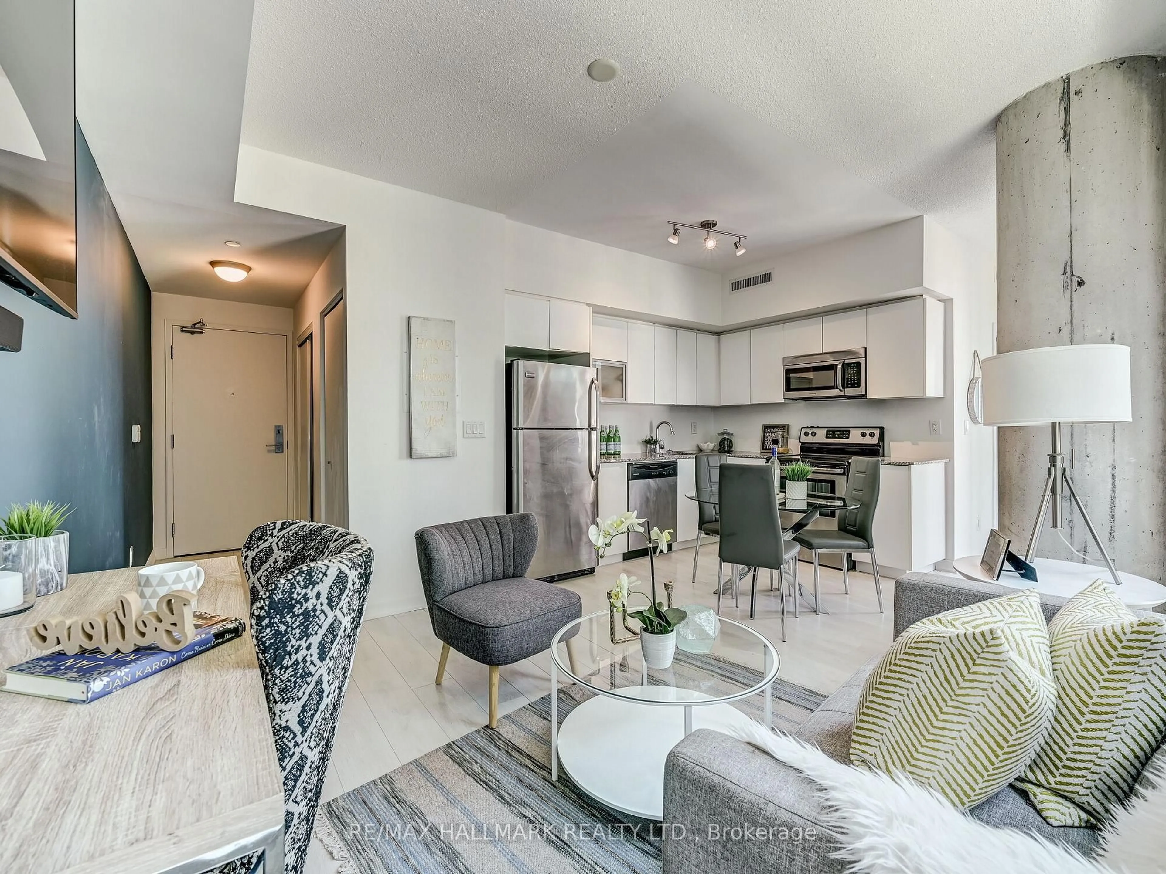 Living room with furniture, unknown for 150 East Liberty St #704, Toronto Ontario M6K 3R5