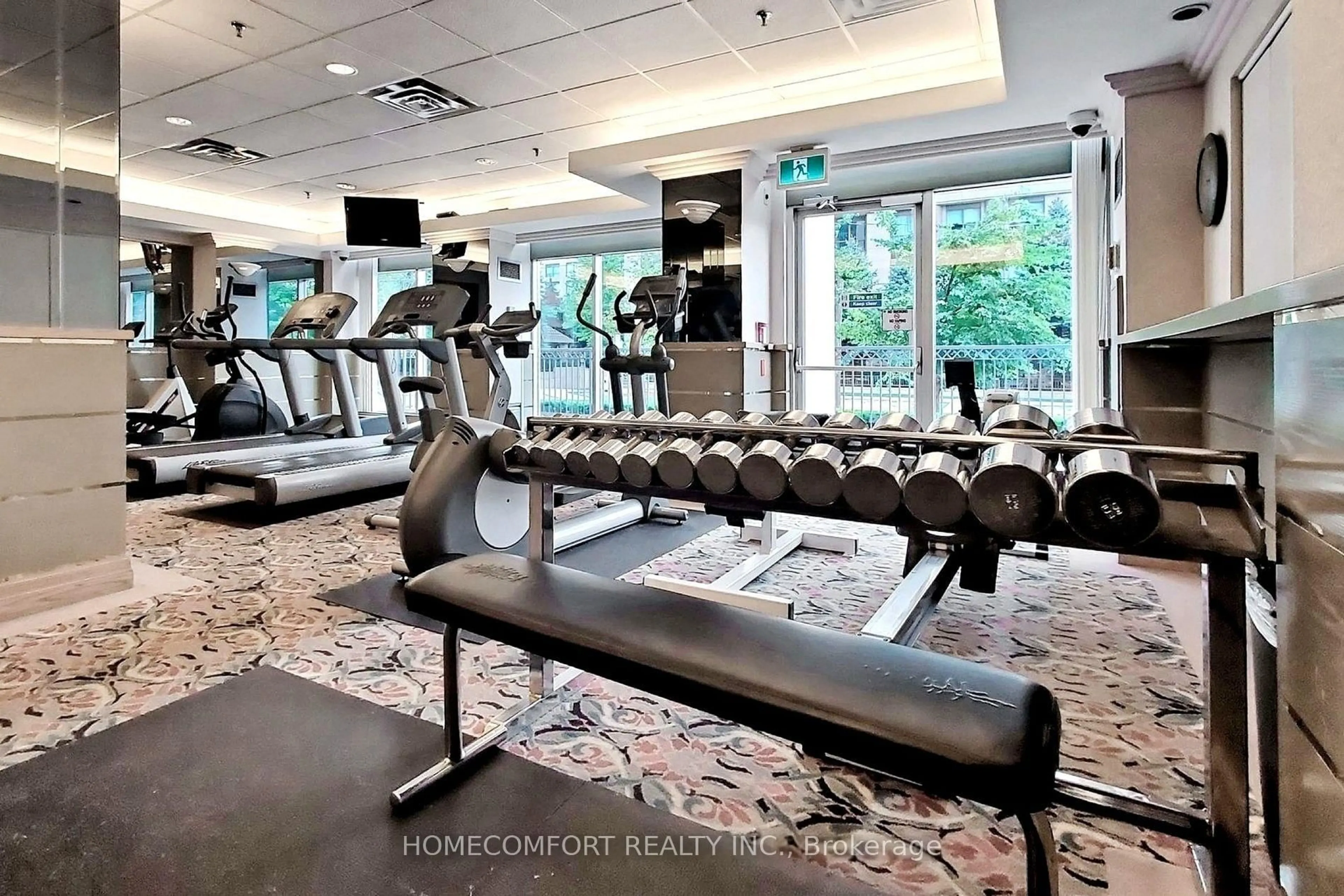 Gym or fitness room for 28 Hollywood Ave #809, Toronto Ontario M2N 6S4