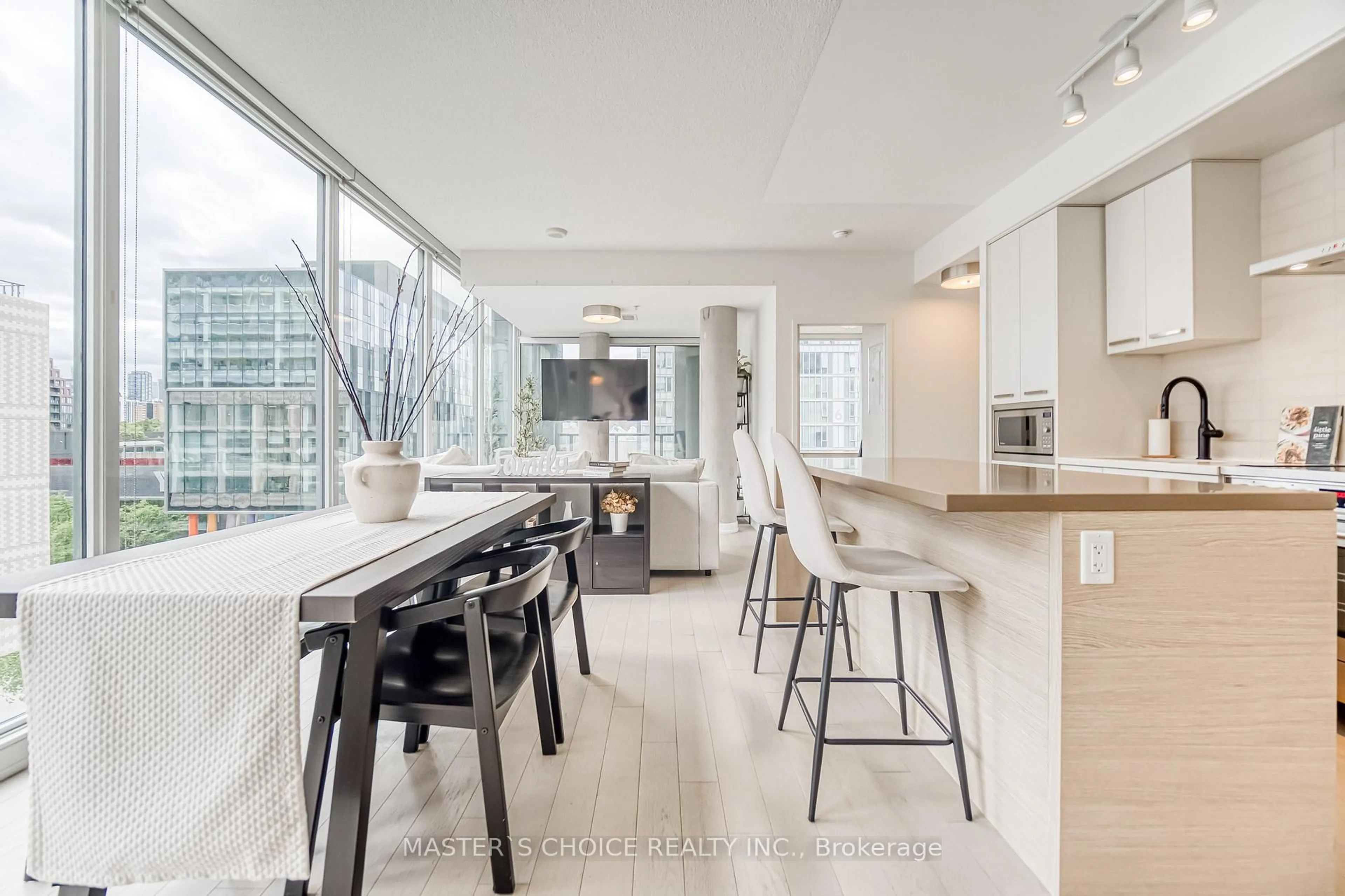 Open concept kitchen, unknown for 455 Front St #N502, Toronto Ontario M5A 0G2