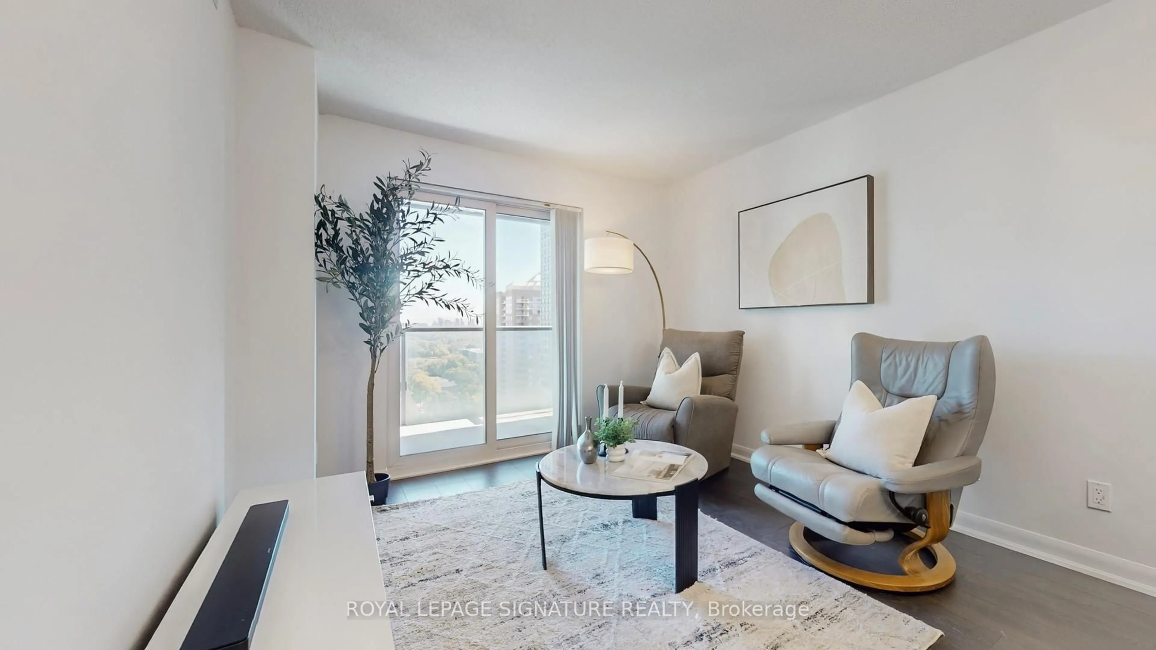 Living room with furniture, unknown for 5162 Yonge St #1807, Toronto Ontario M2N 0E9
