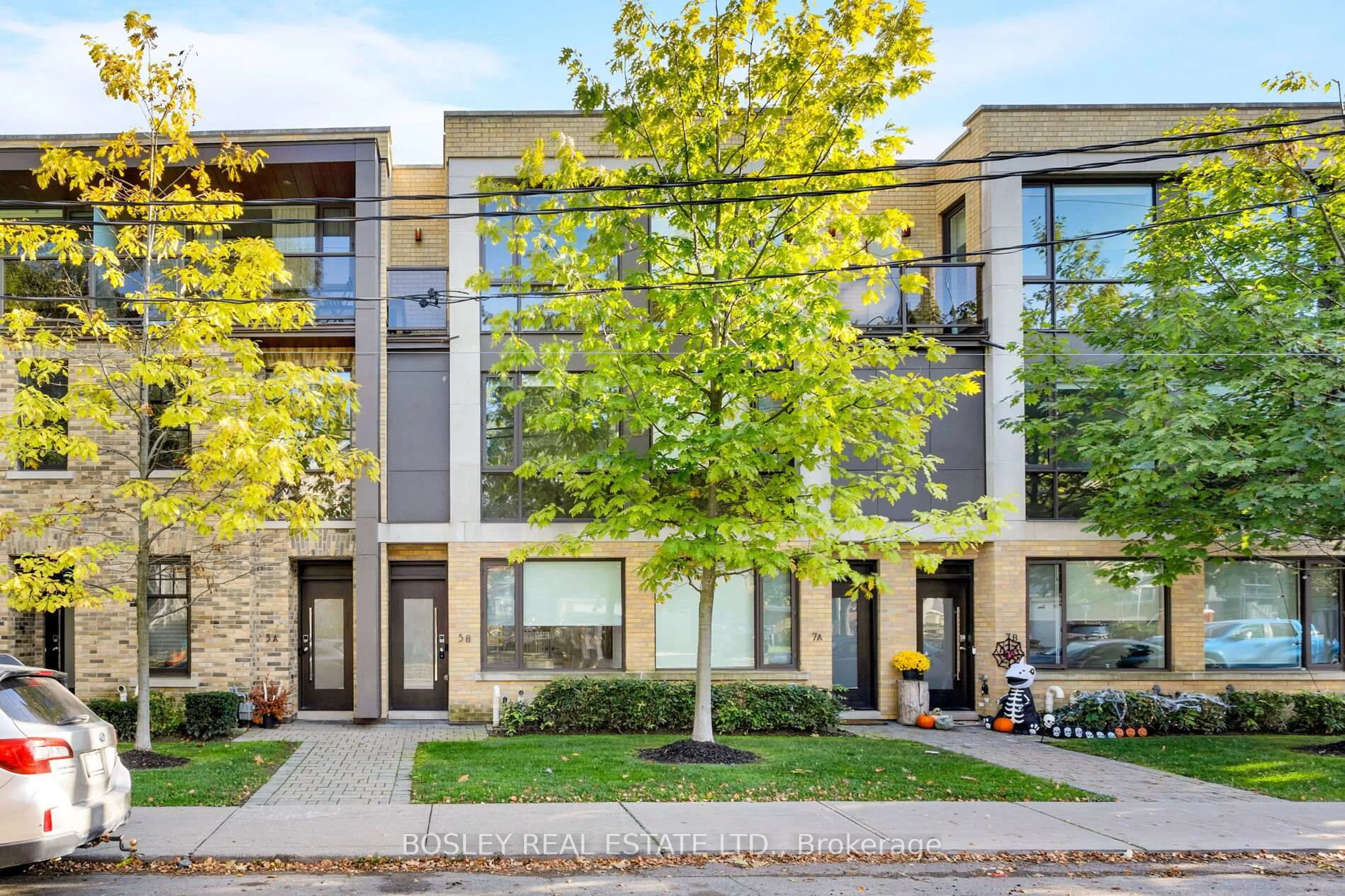 Home with brick exterior material, street for 5B Sylvan Ave, Toronto Ontario M6H 3B5