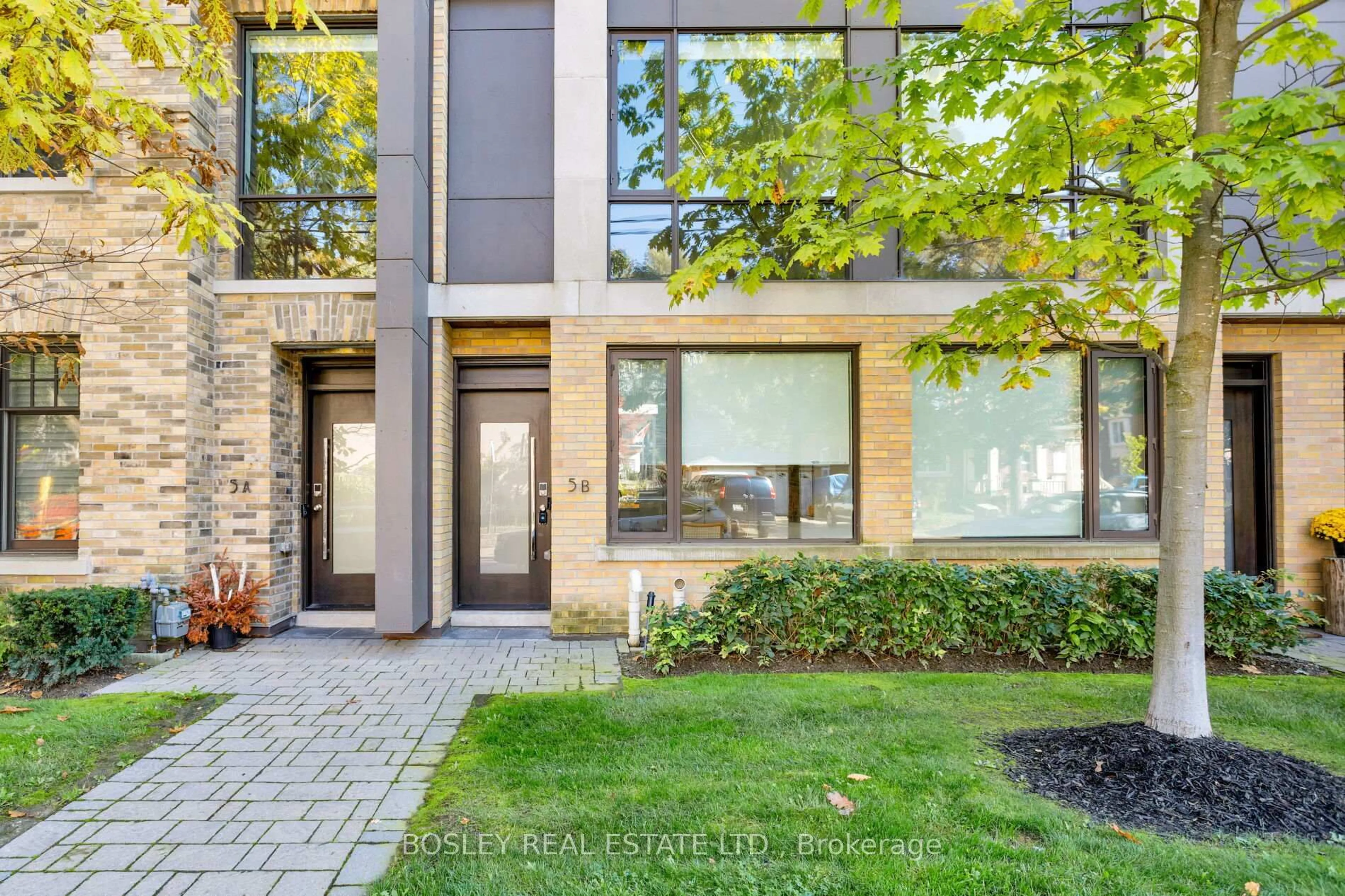 Home with brick exterior material, street for 5B Sylvan Ave, Toronto Ontario M6H 3B5