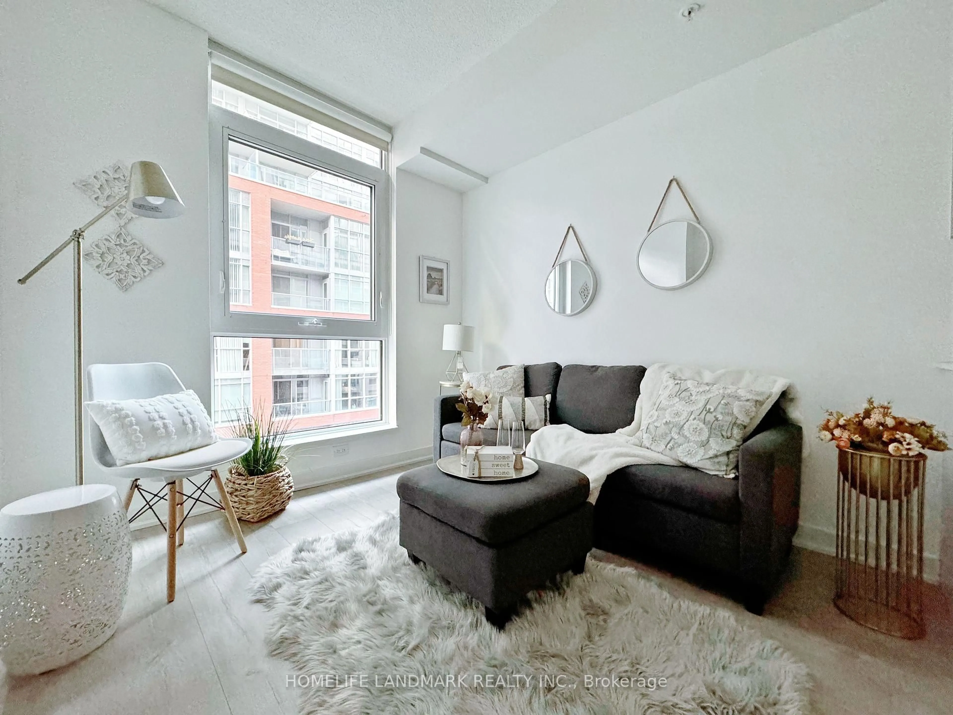 Living room with furniture, unknown for 30 Nelson St #418, Toronto Ontario M5V 0H5