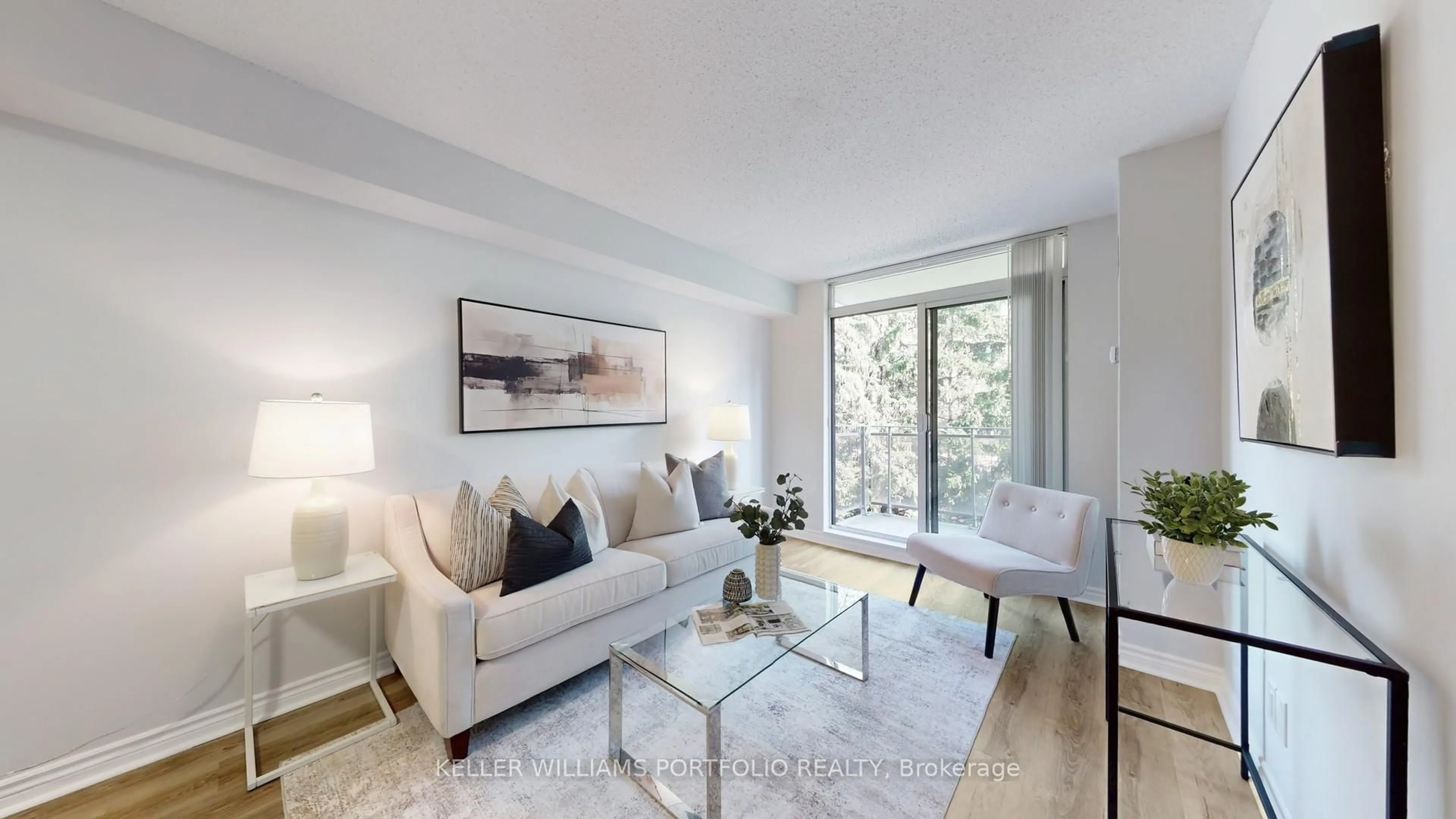 Living room with furniture, unknown for 1730 Eglinton Ave #206, Toronto Ontario M4A 2X9
