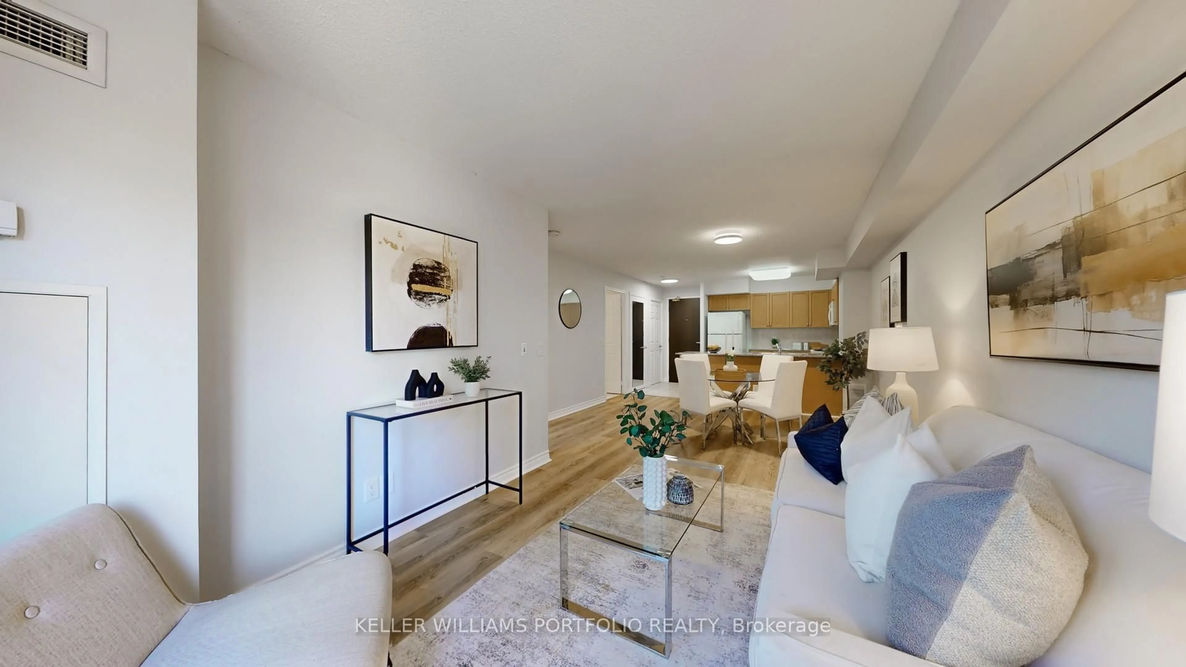 Living room with furniture, unknown for 1730 Eglinton Ave #206, Toronto Ontario M4A 2X9