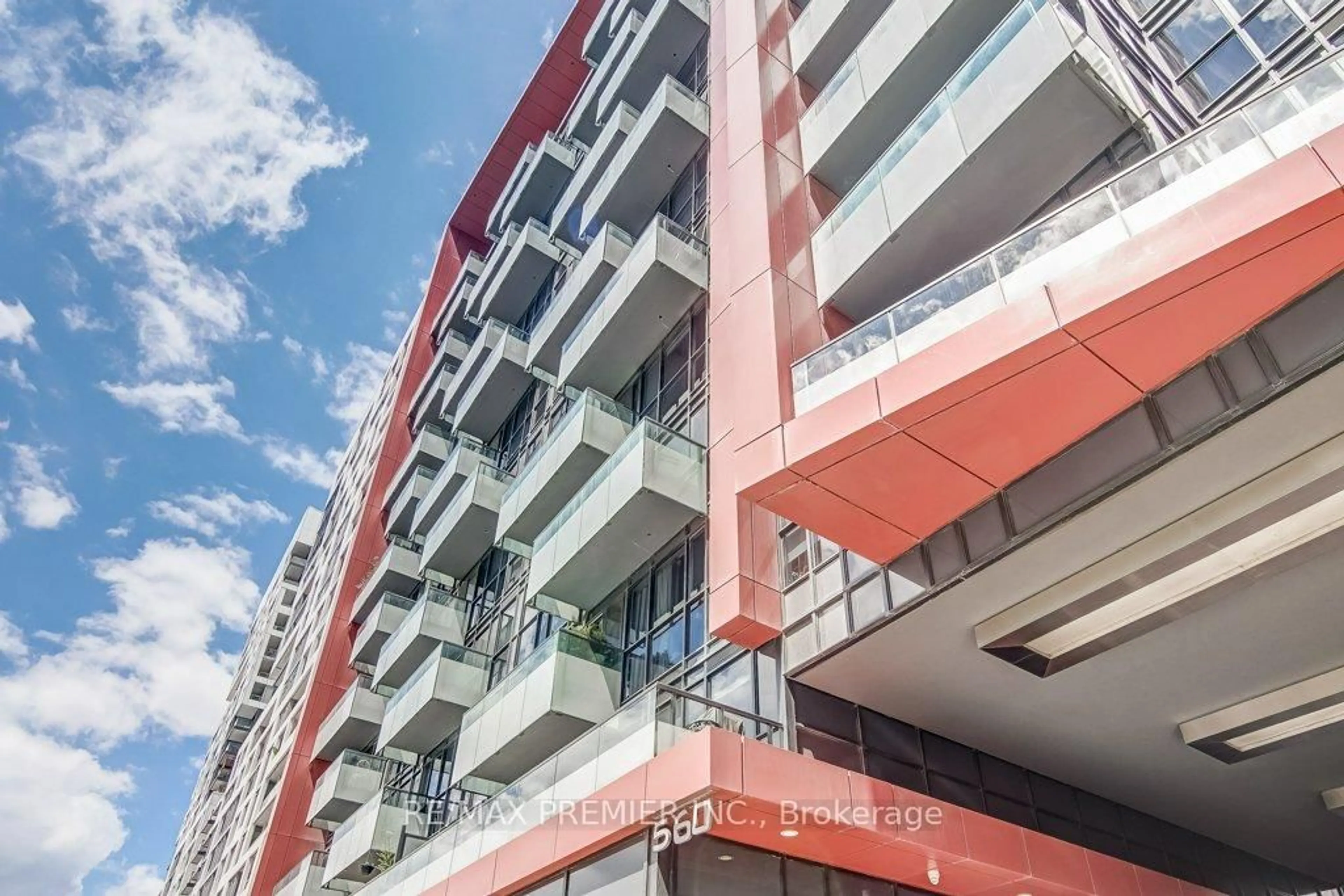 Balcony in the apartment, building for 560 Front St #414, Toronto Ontario M5V 1C1