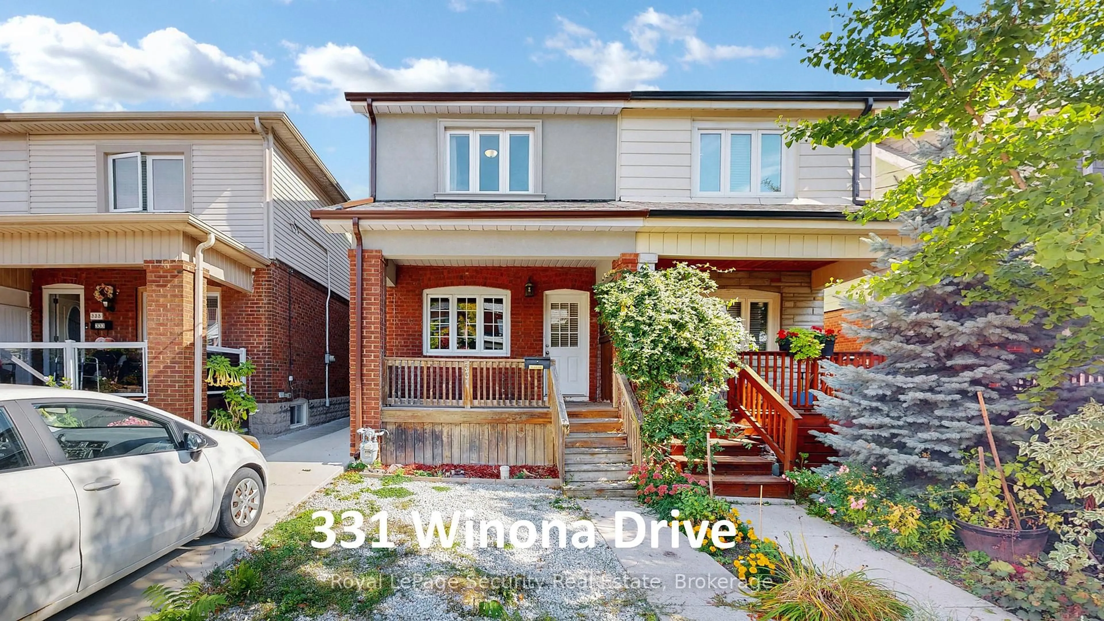Home with brick exterior material, street for 331 Winona Dr, Toronto Ontario M6C 3T2