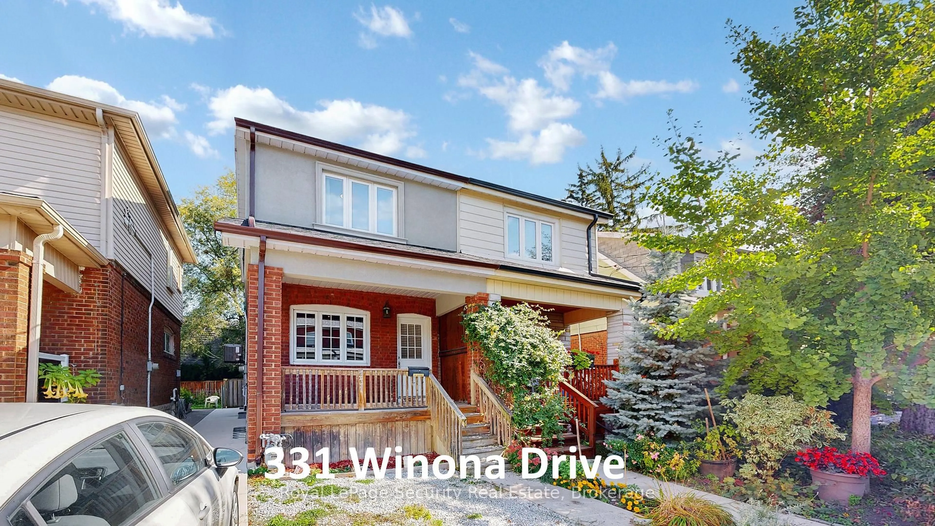 Home with brick exterior material, street for 331 Winona Dr, Toronto Ontario M6C 3T2