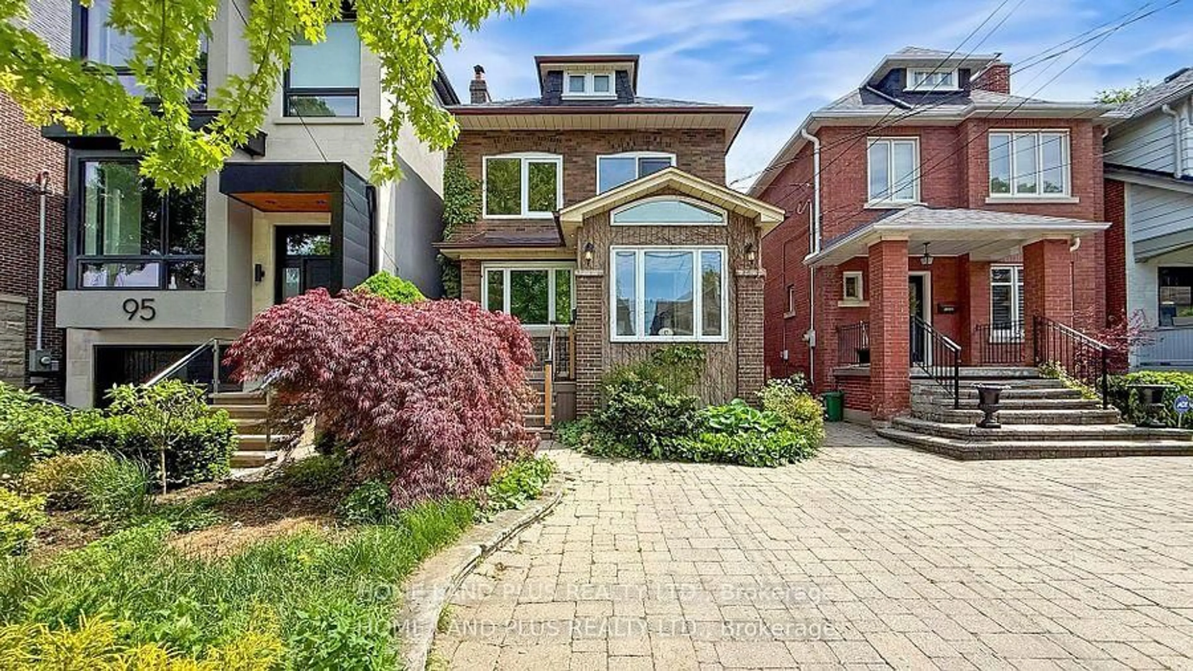 Home with brick exterior material, street for 97 Deloraine Ave, Toronto Ontario M5M 2B1