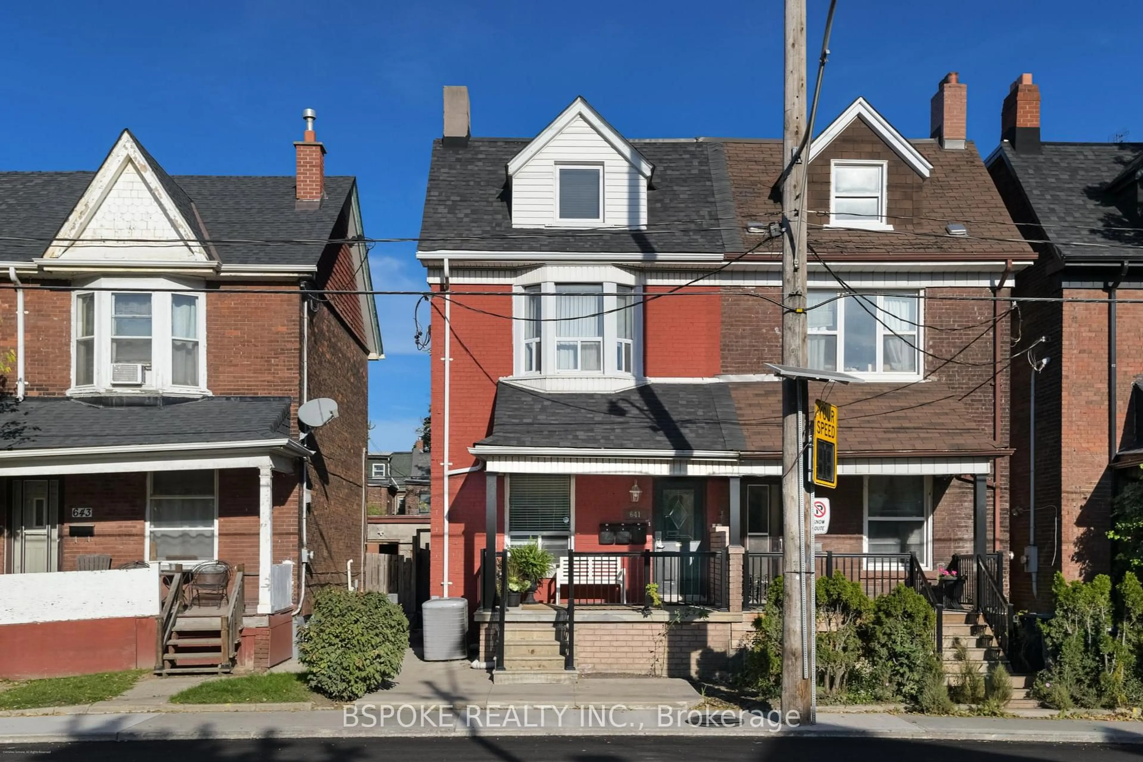 Home with brick exterior material, street for 641 Ossington Ave, Toronto Ontario M6G 3T6