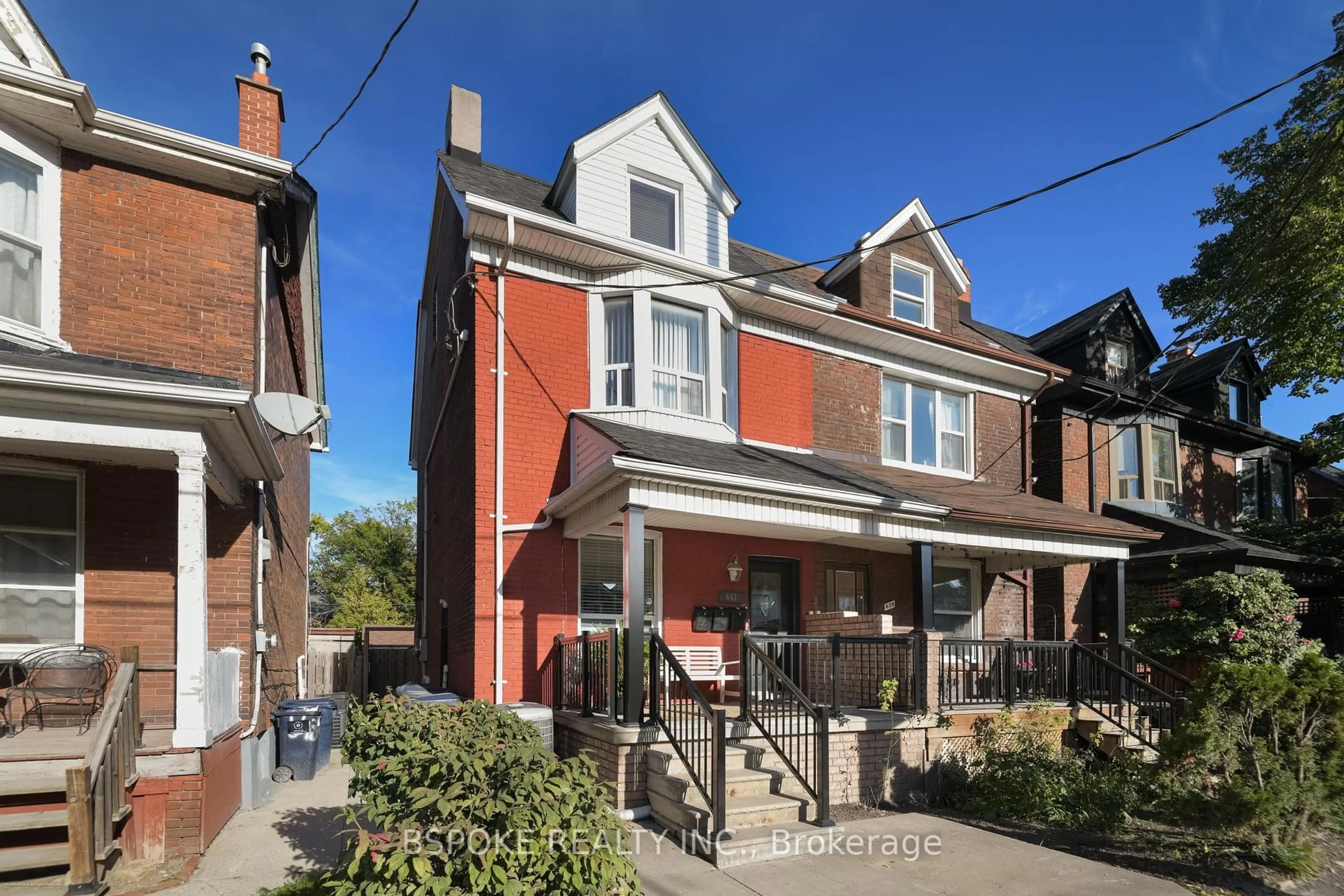 Home with brick exterior material, street for 641 Ossington Ave, Toronto Ontario M6G 3T6