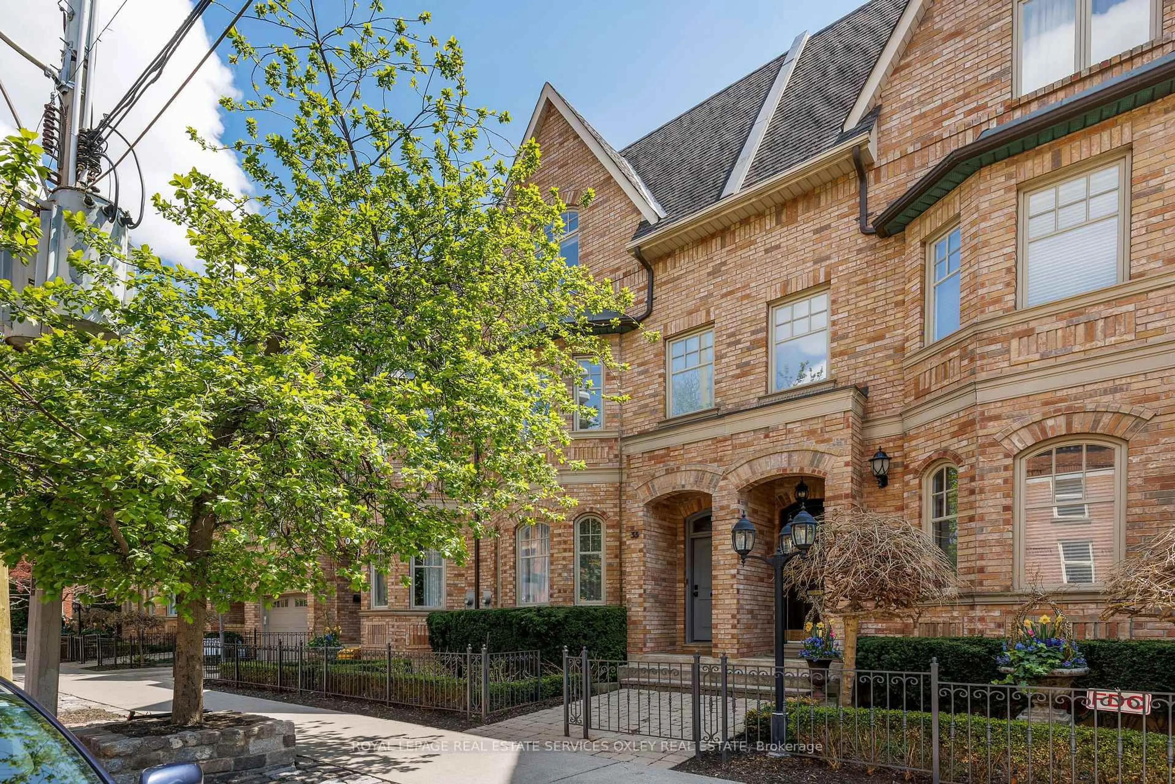 Home with brick exterior material, street for 33 Webster Ave, Toronto Ontario M5R 1N6