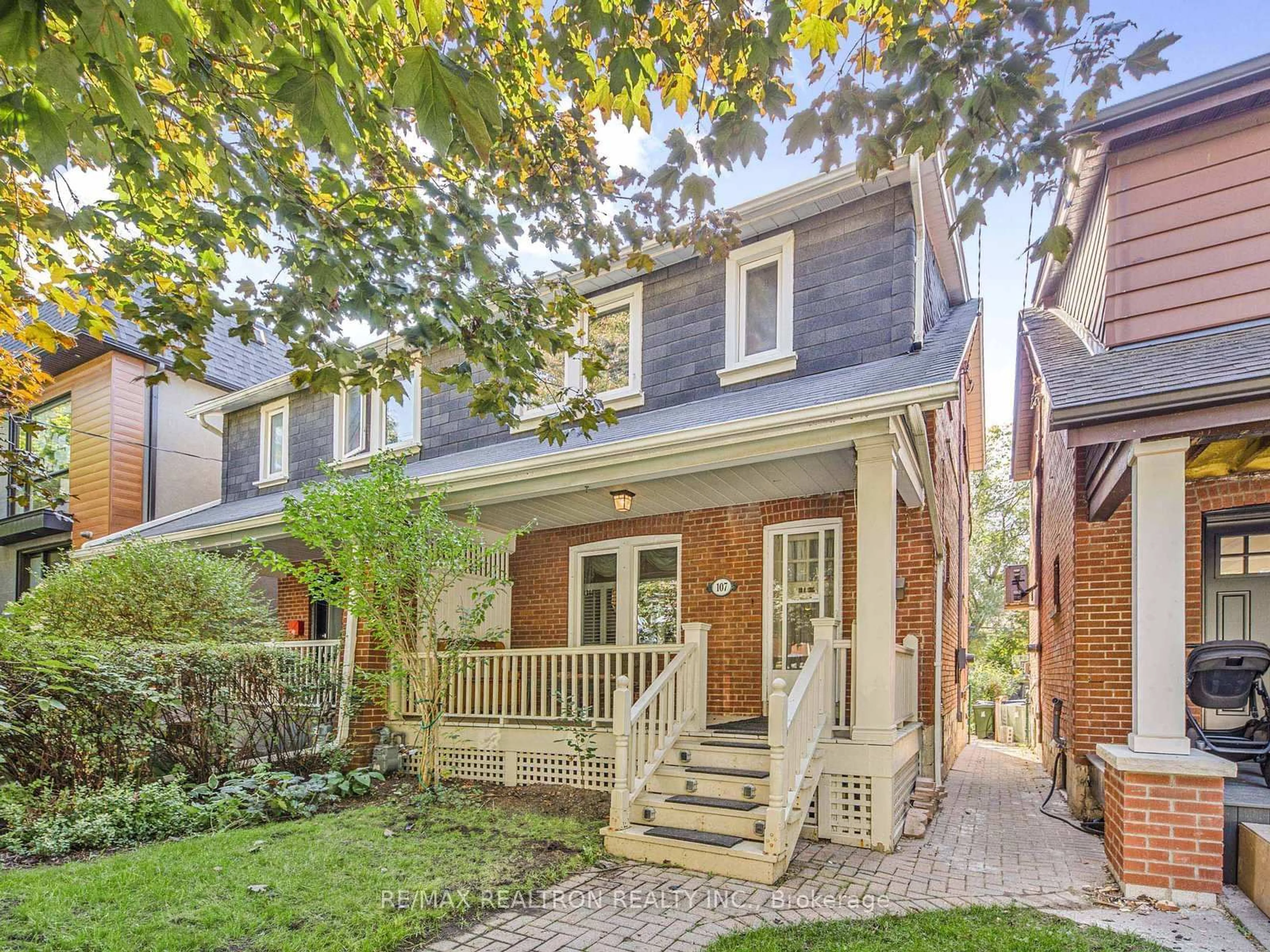 Home with brick exterior material, street for 107 Bedford Park Ave, Toronto Ontario M5M 1J2