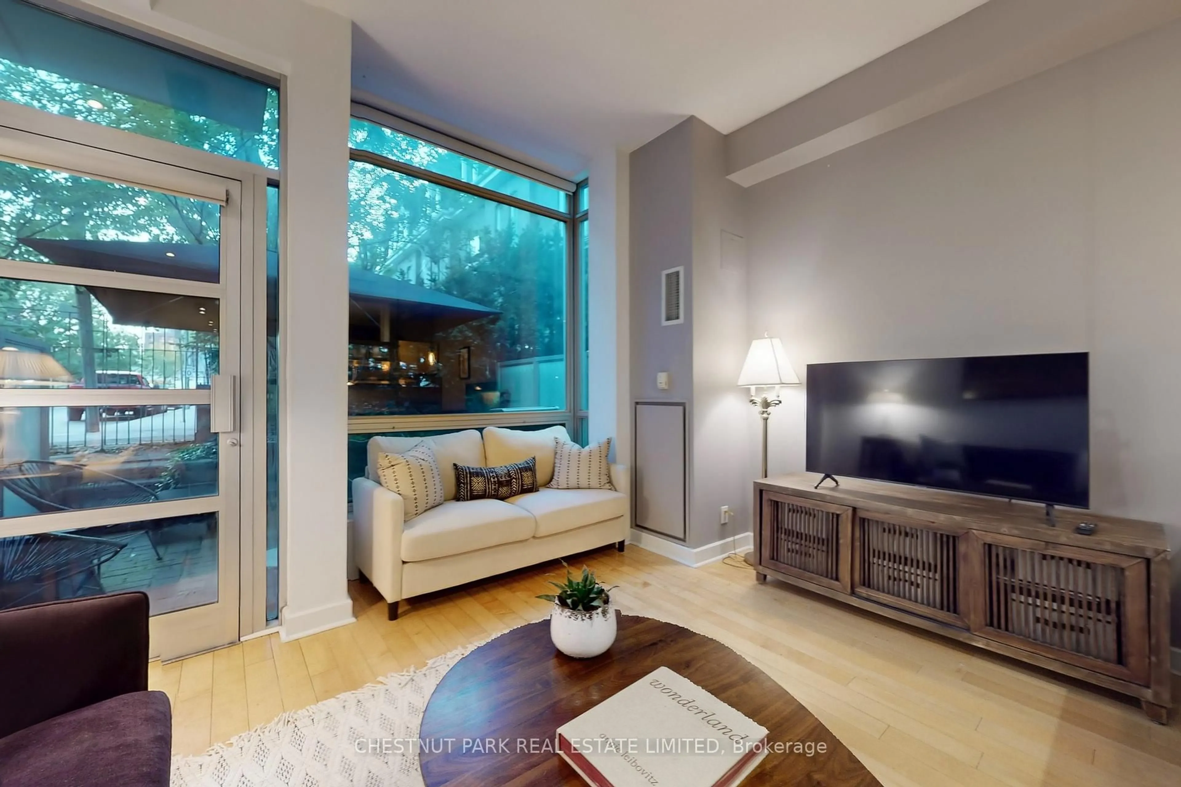 Living room with furniture, unknown for 350 Wellington St #G06, Toronto Ontario M5V 3W9
