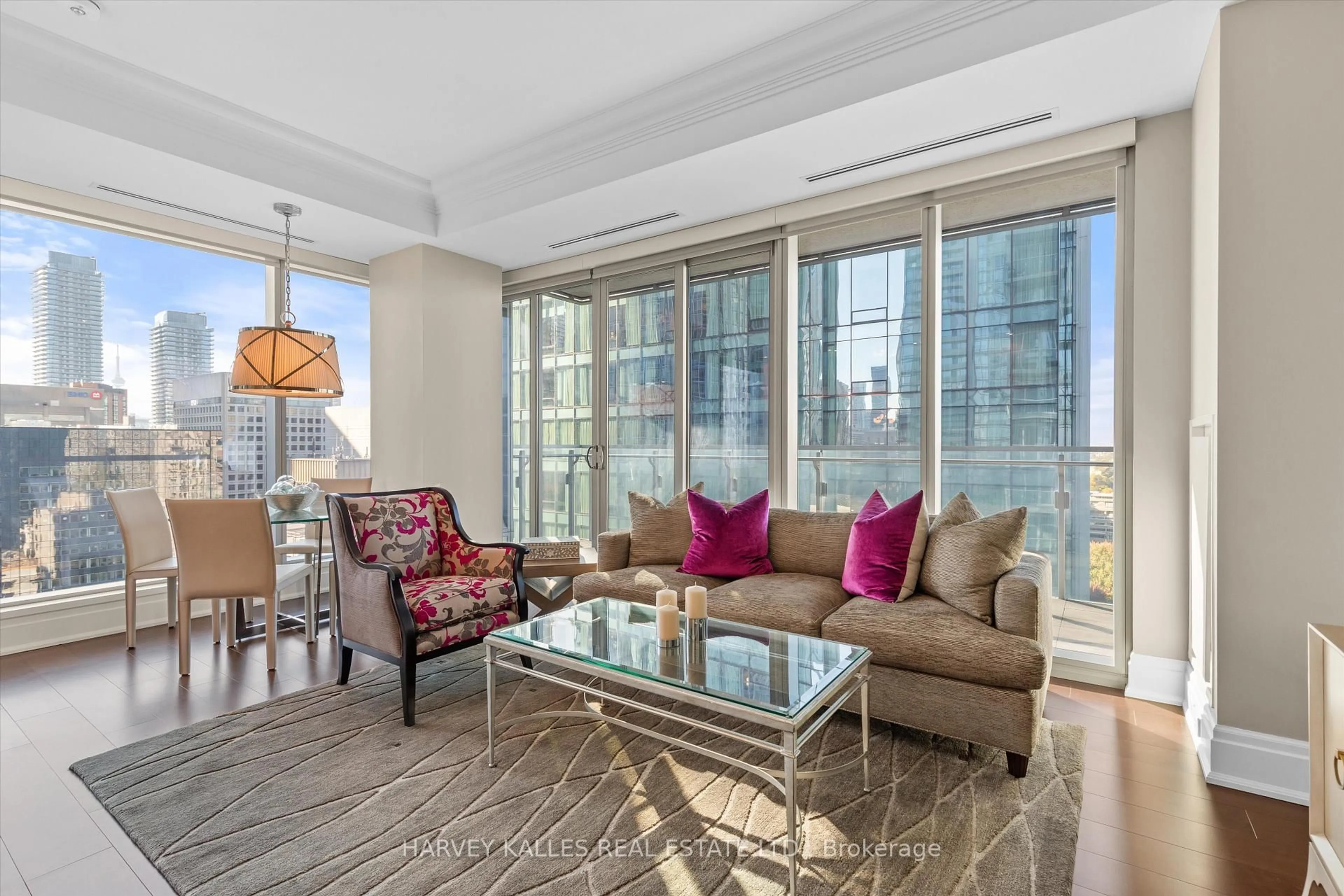 Living room with furniture, unknown for 55 Scollard St #1805, Toronto Ontario M5R 0A1