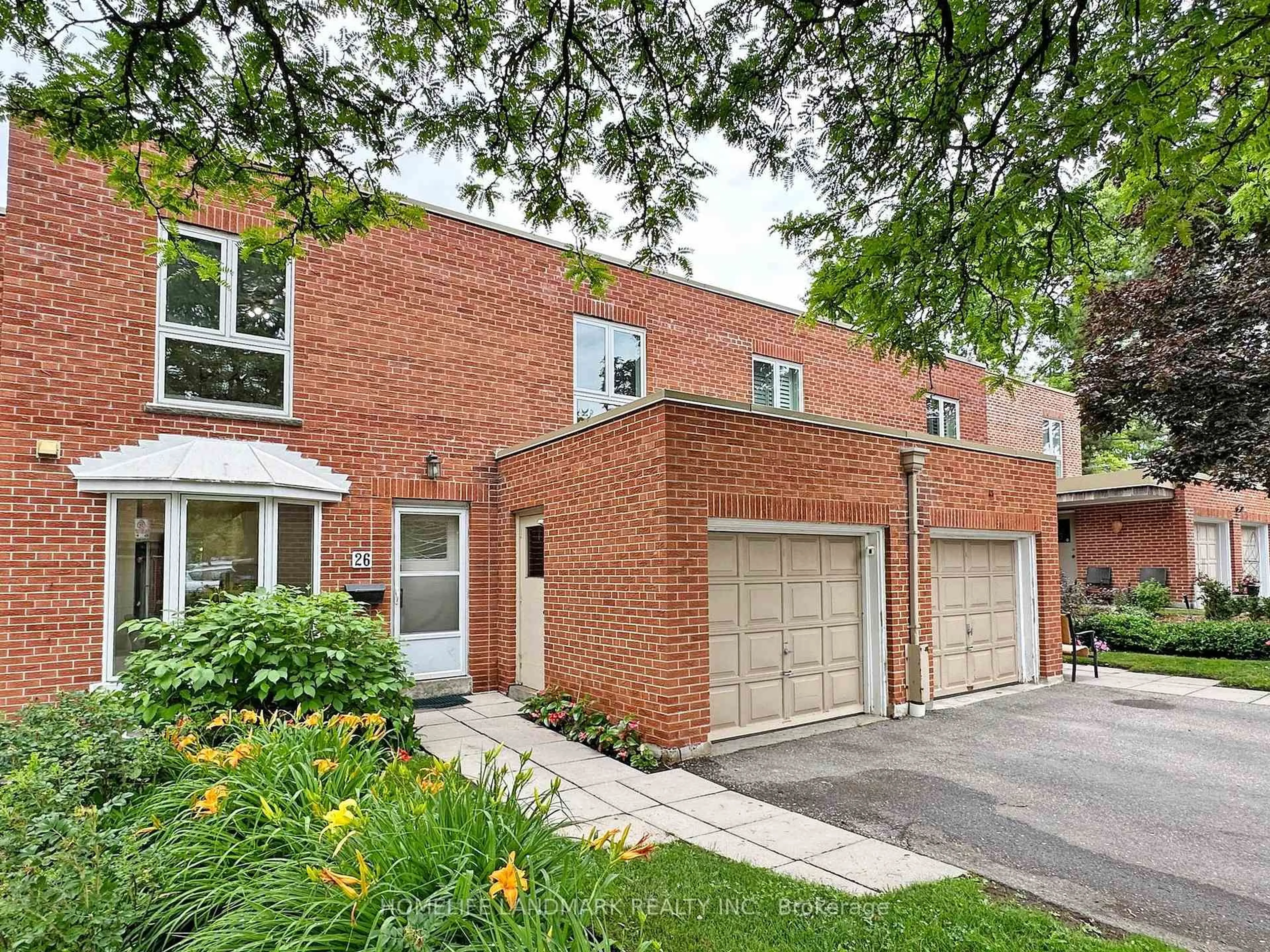 Home with brick exterior material, street for 26 Anvil Mill Way, Toronto Ontario M2L 1R1