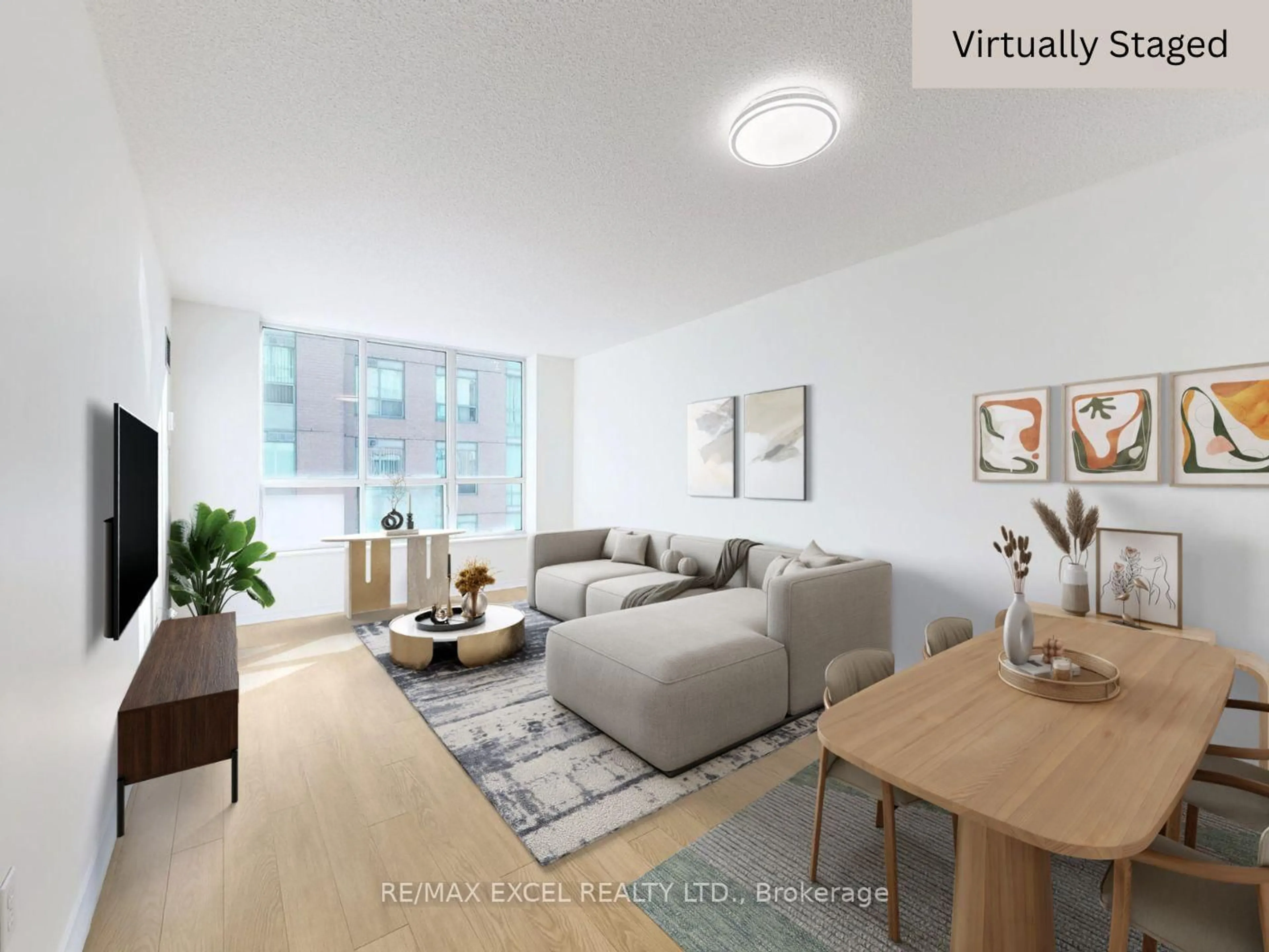 Living room with furniture, unknown for 29 Pemberton Ave #707, Toronto Ontario M2M 4L5
