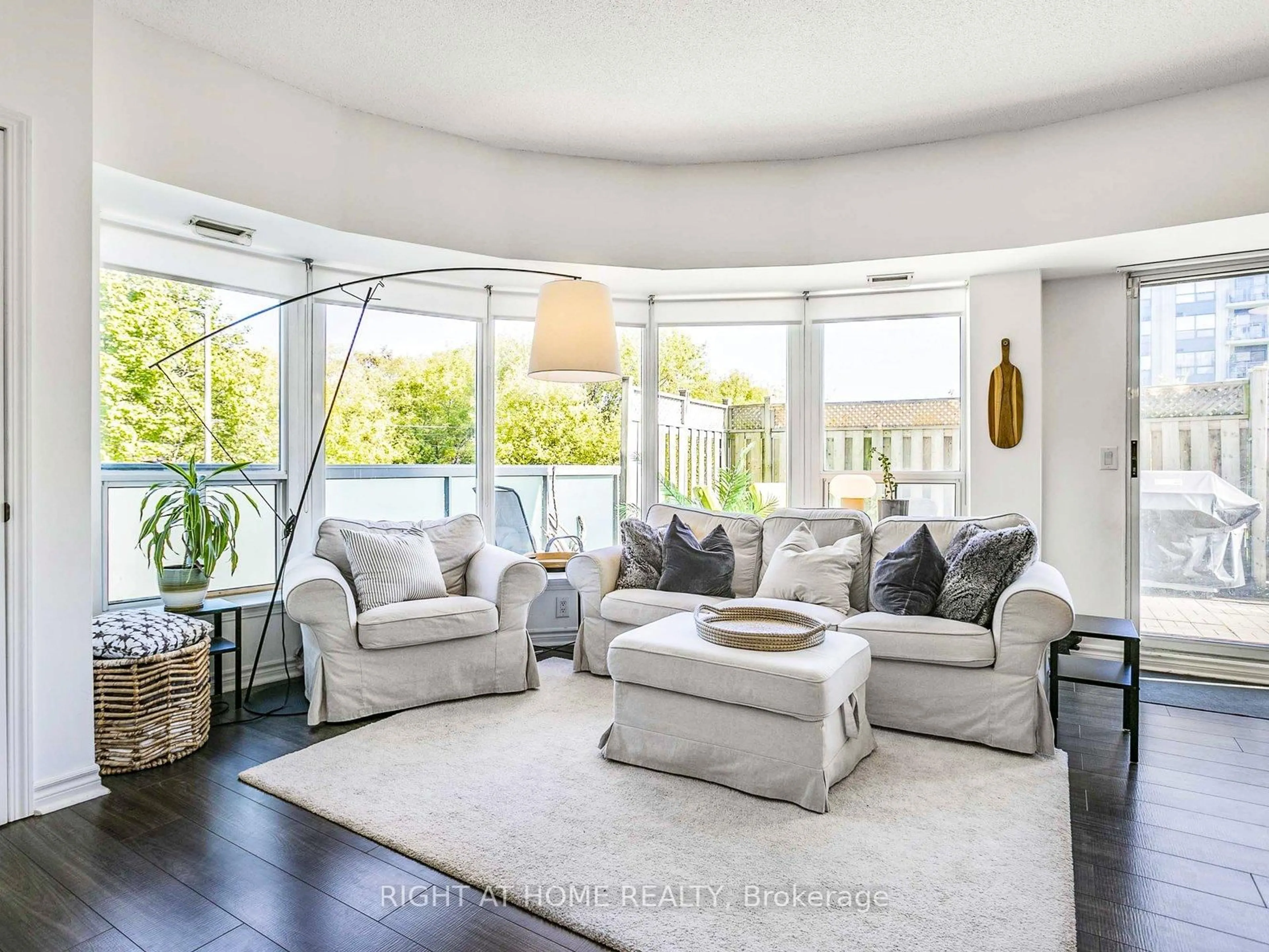 Living room with furniture, unknown for 890 Sheppard Ave #103, Toronto Ontario M3H 6B9