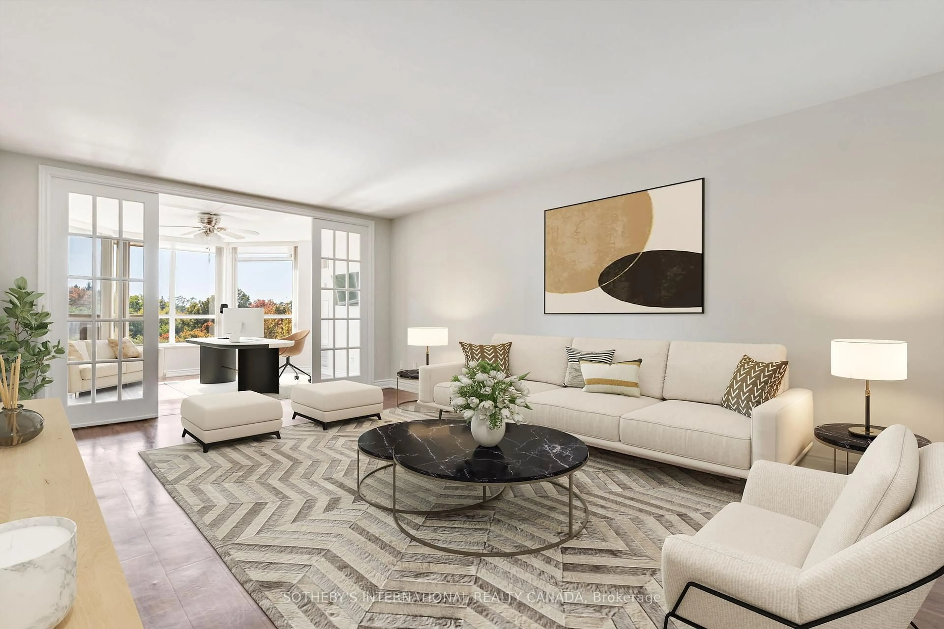 Living room with furniture, unknown for 3181 Bayview Ave #512, Toronto Ontario M2K 2Y2