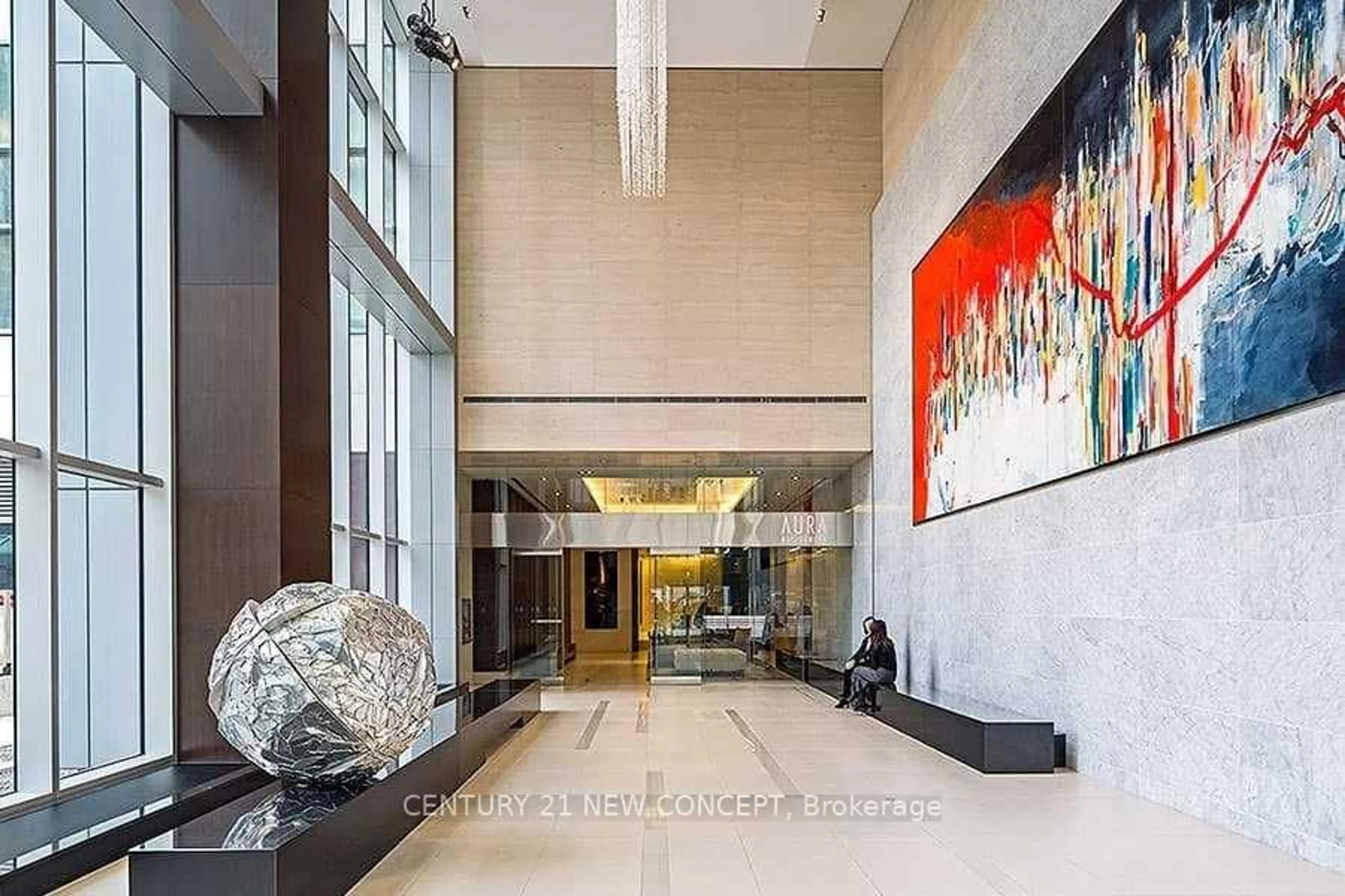 Indoor foyer for 388 Yonge St #6109, Toronto Ontario M5B 0A5