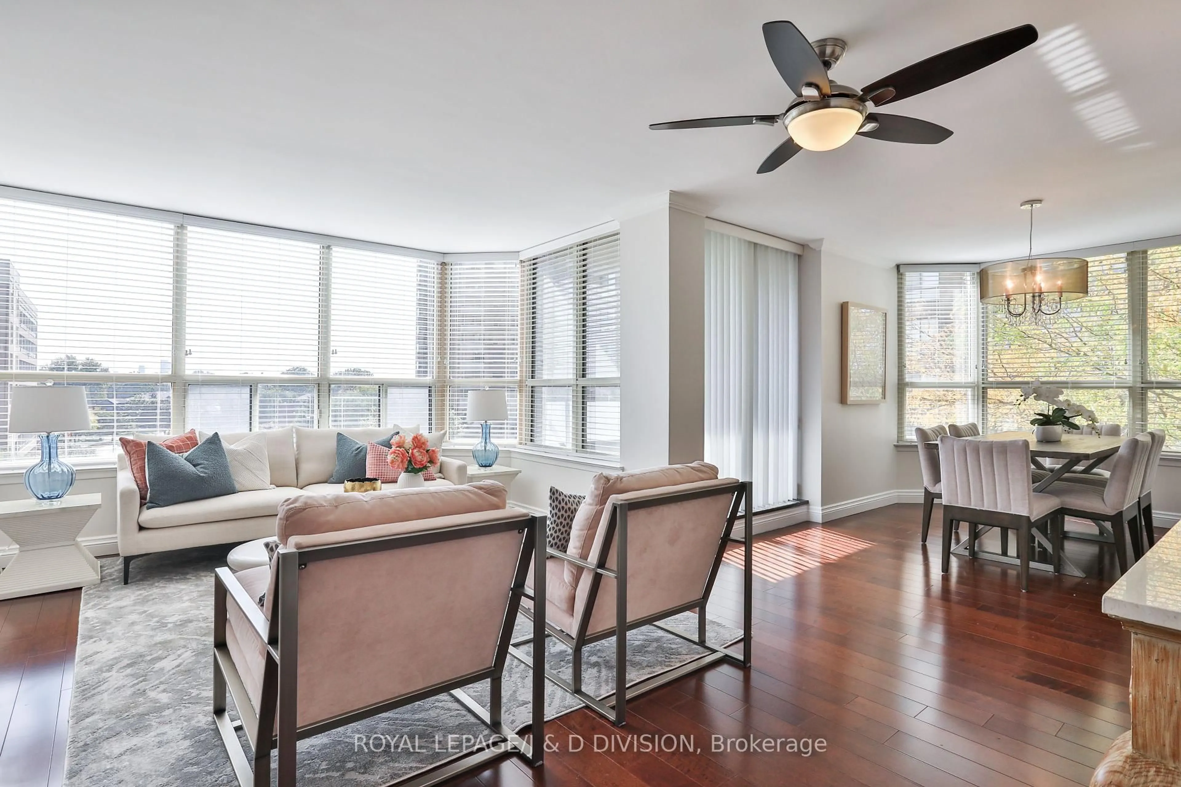 Living room with furniture, unknown for 268 Ridley Blvd #515, Toronto Ontario M5M 4N3