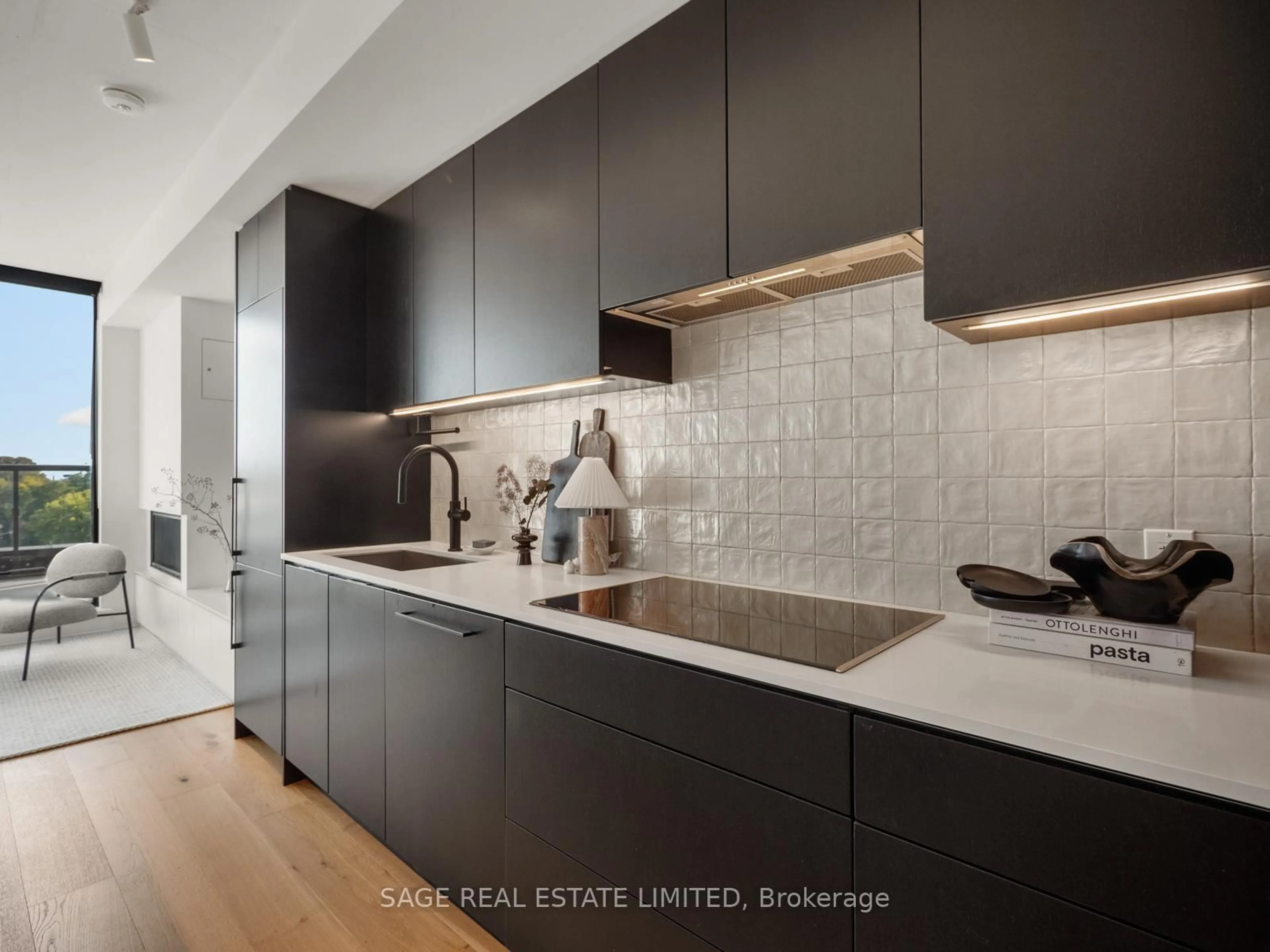 Contemporary kitchen, unknown for 899 College St #PH 621, Toronto Ontario M6H 3P7