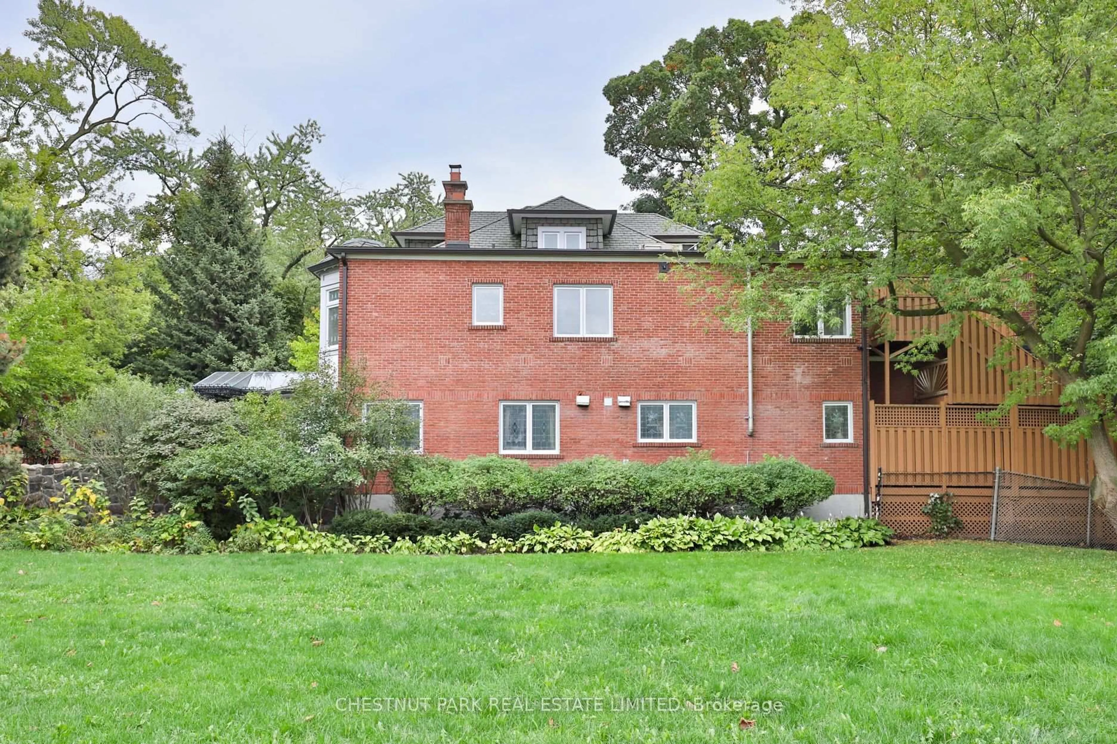 Home with brick exterior material, street for 5 Castle Frank Cres, Toronto Ontario M4W 2A2