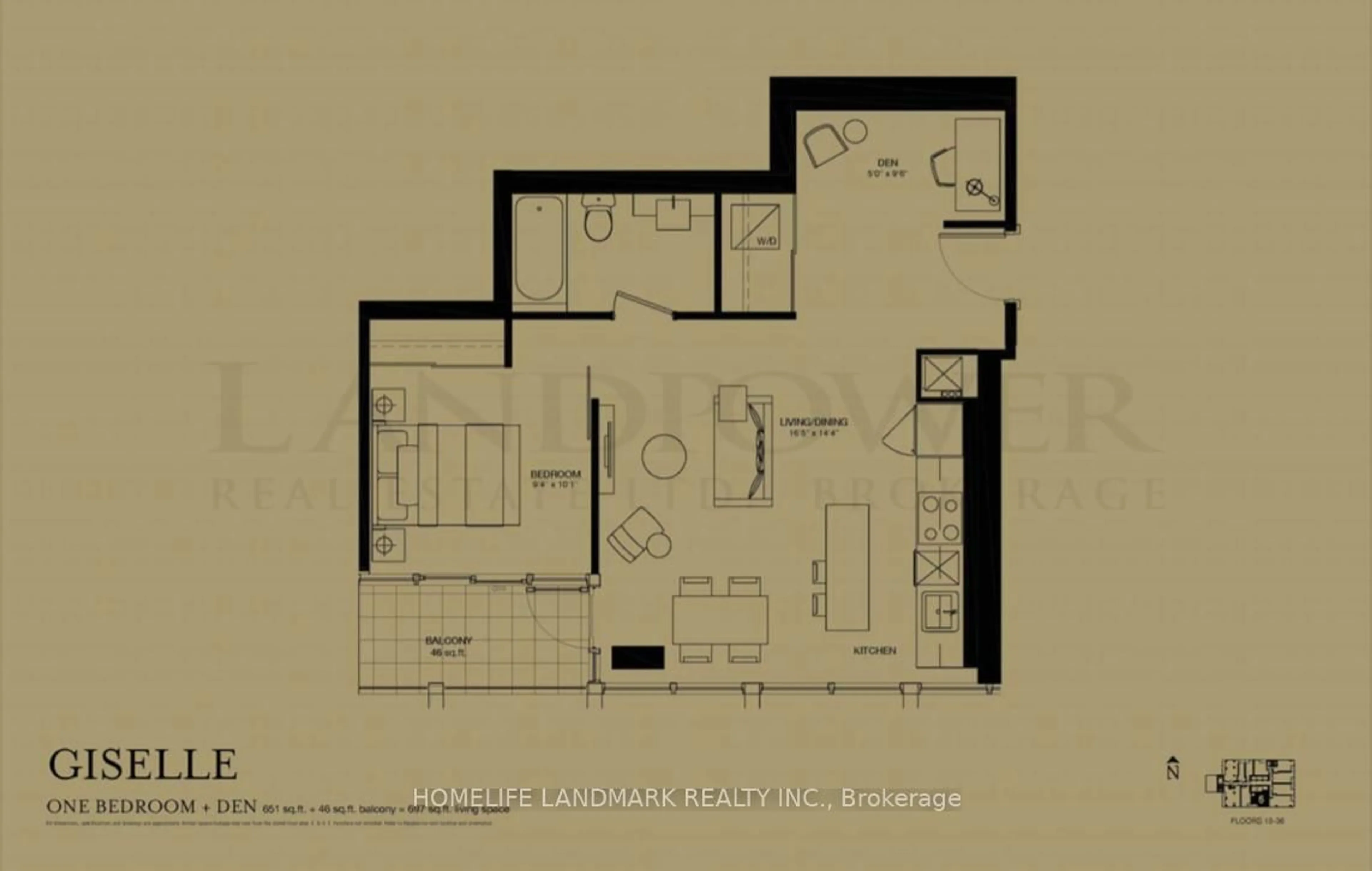 Floor plan for 88 Blue Jays Way #3106, Toronto Ontario M5V 0L7