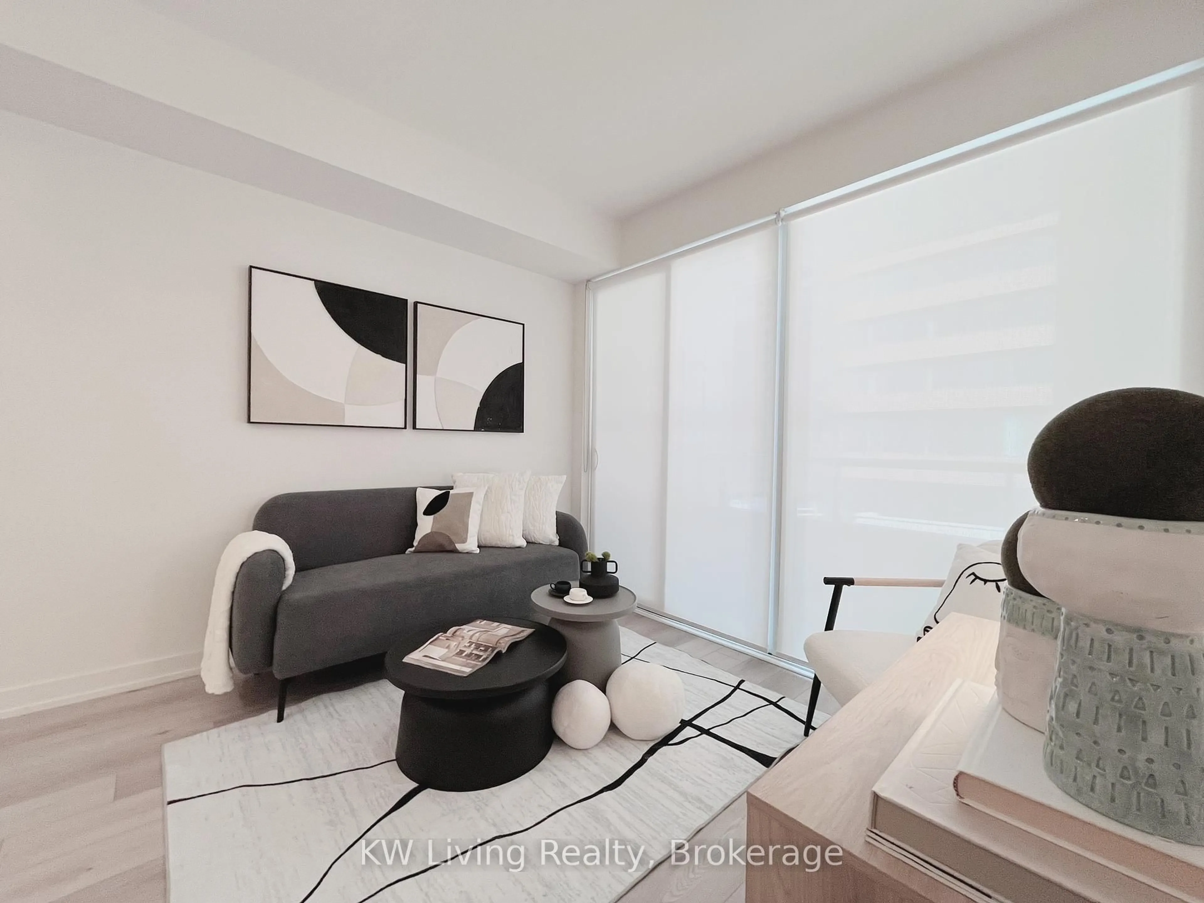 Living room with furniture, unknown for 158 Front St #417, Toronto Ontario M5A 0K9