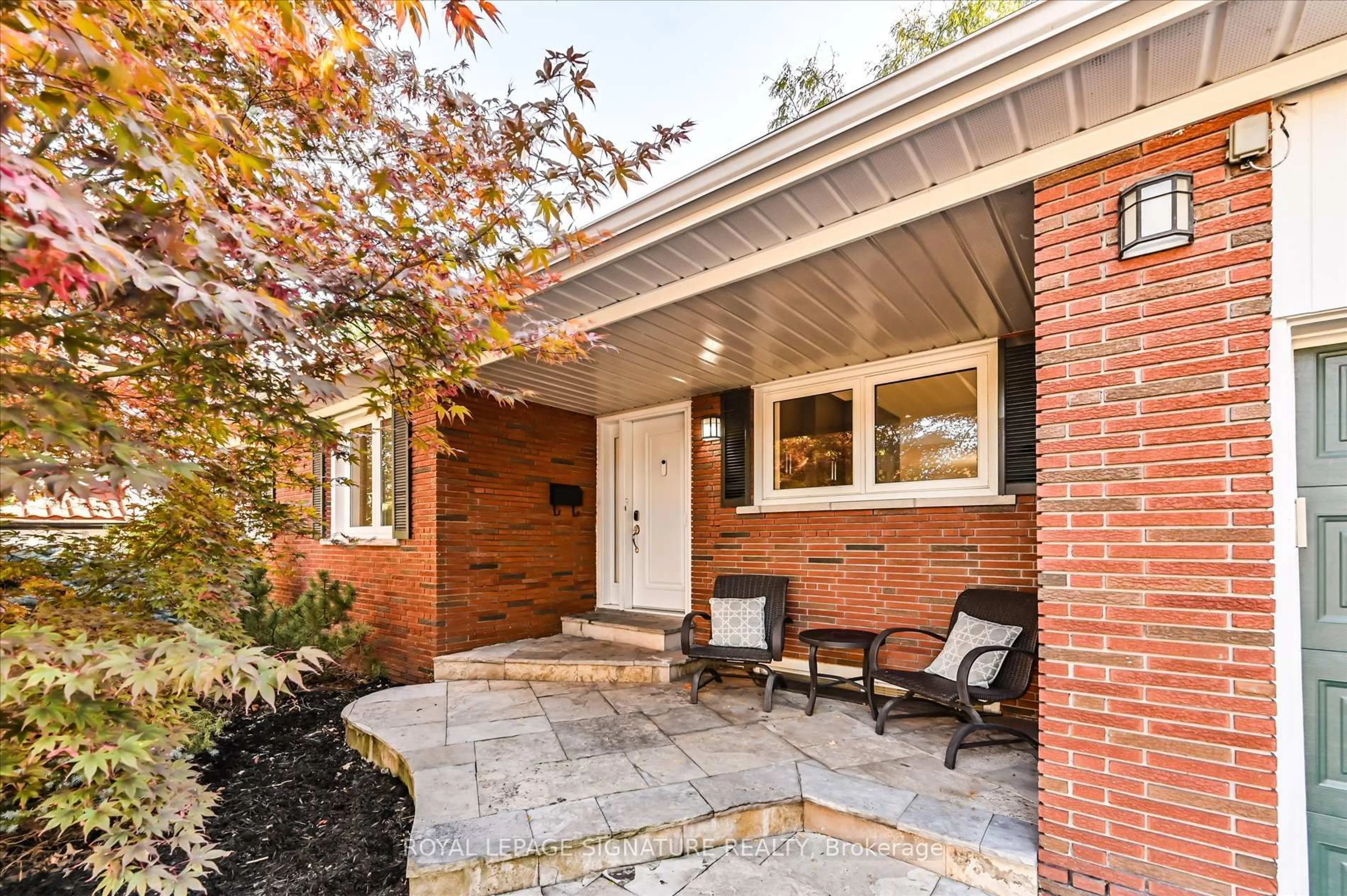 Home with brick exterior material, street for 195 Sweeney Dr, Toronto Ontario M4A 1V5